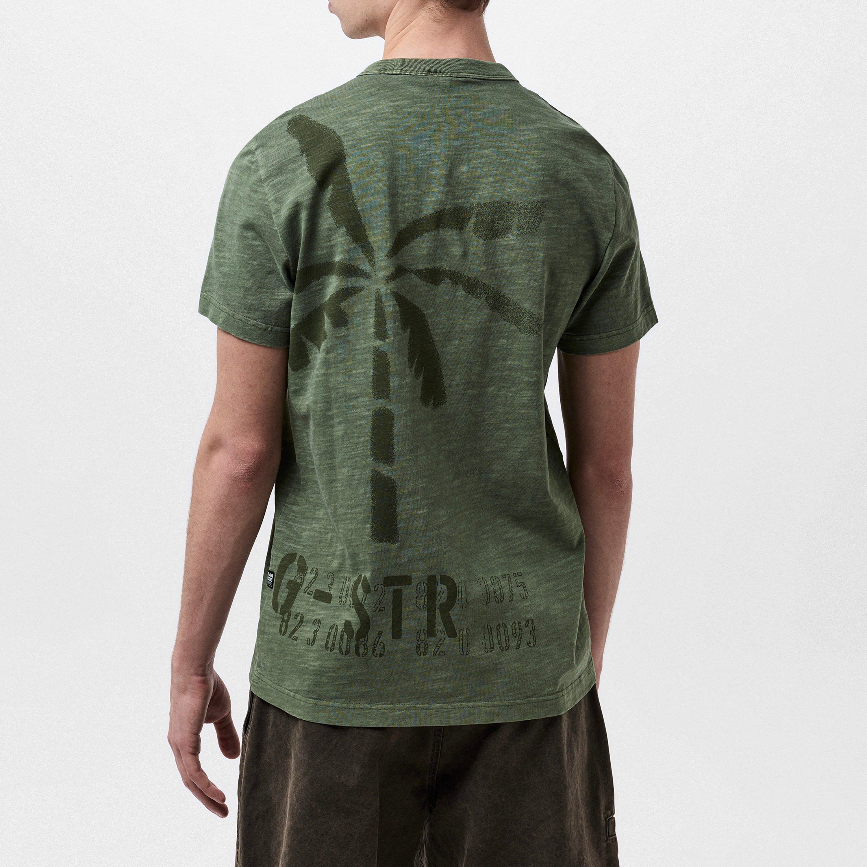 Sauge - G Star - Musa Dye T-Shirt - 4