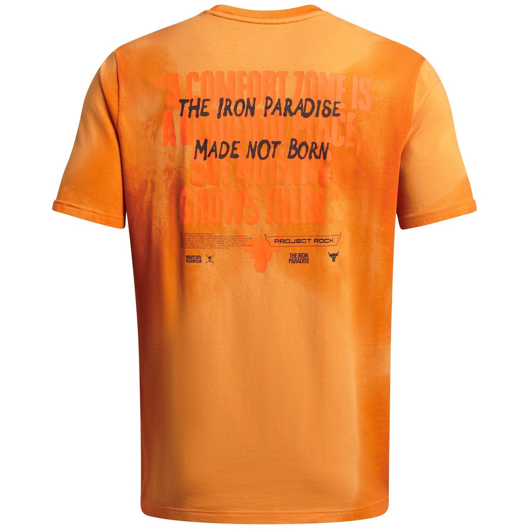 Orange - Under Armour - PR Sun Wash Regular Fit T-Shirt - 5