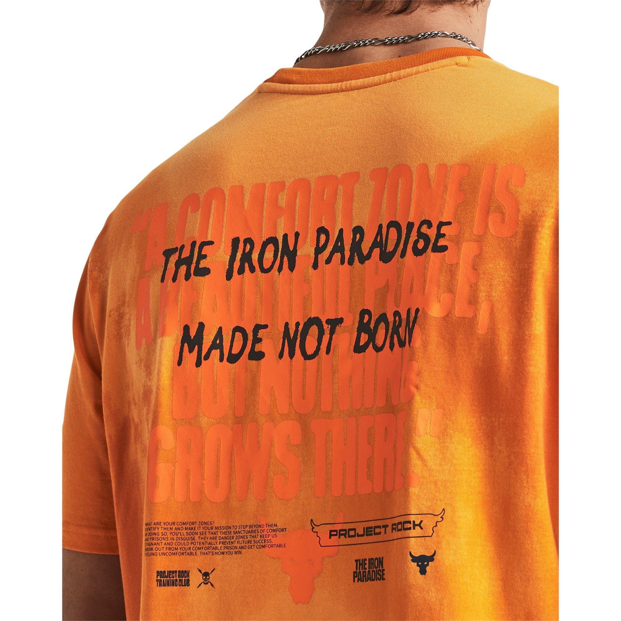 Orange - Under Armour - PR Sun Wash Regular Fit T-Shirt - 4