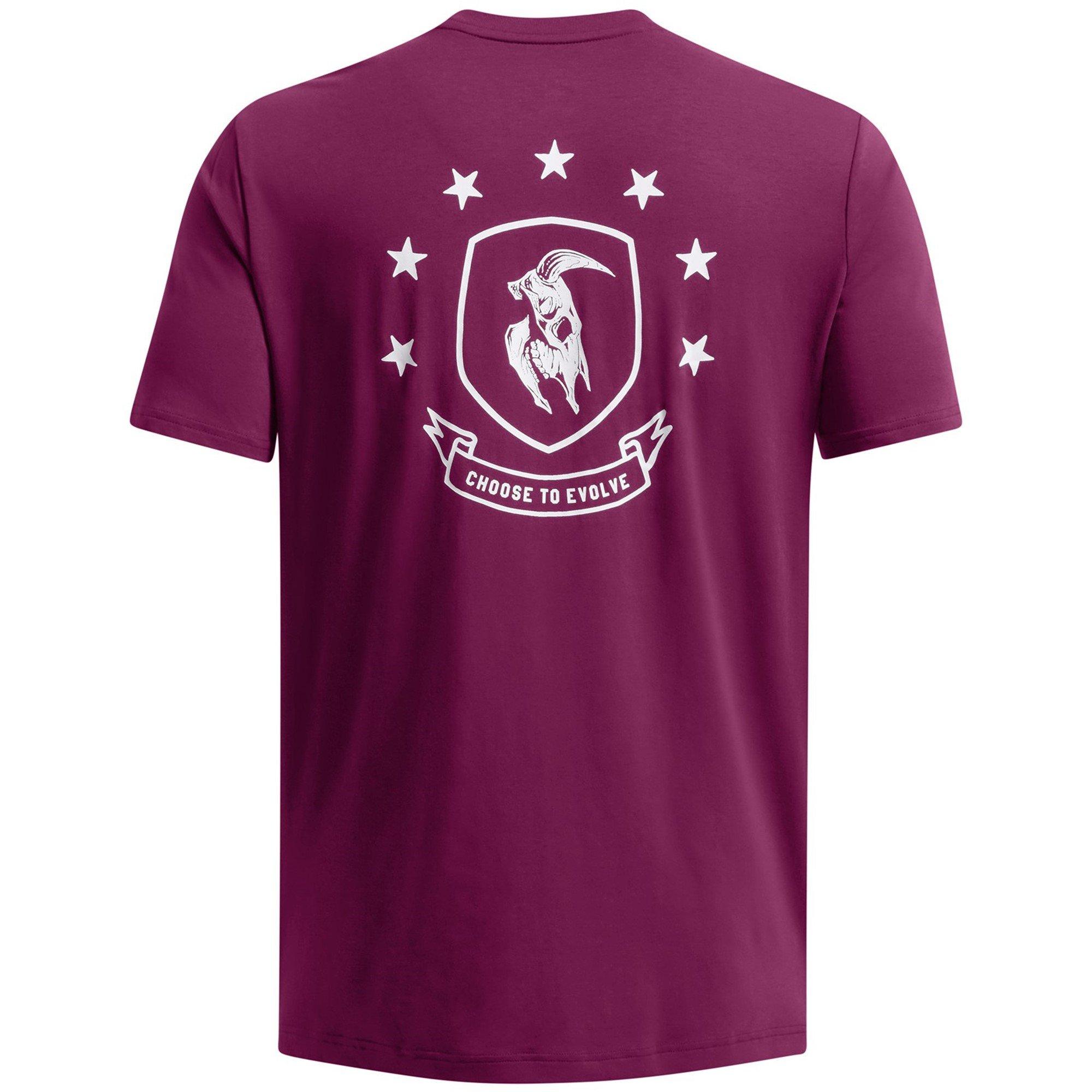 Purple - Under Armour - Regular Fit Short-Sleeve T-Shirt - 4