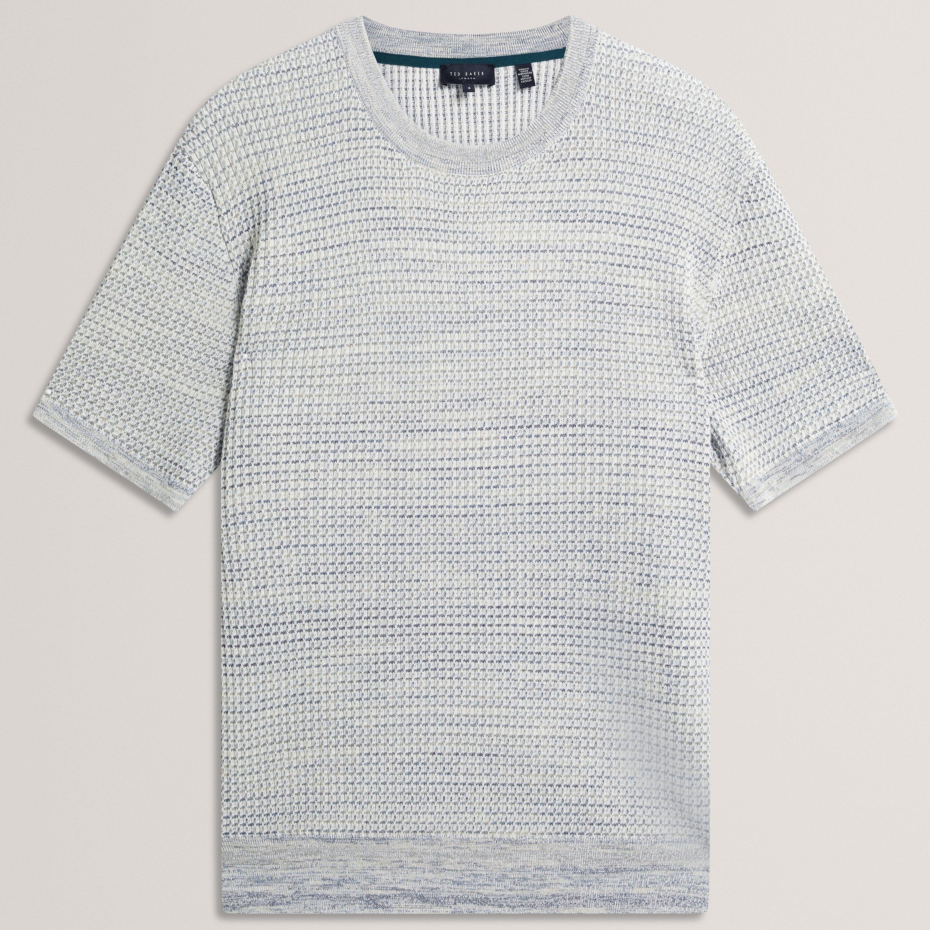 Mid-Green - Ted Baker - Ted SSRelxFit TxKntT Sn62 - 1