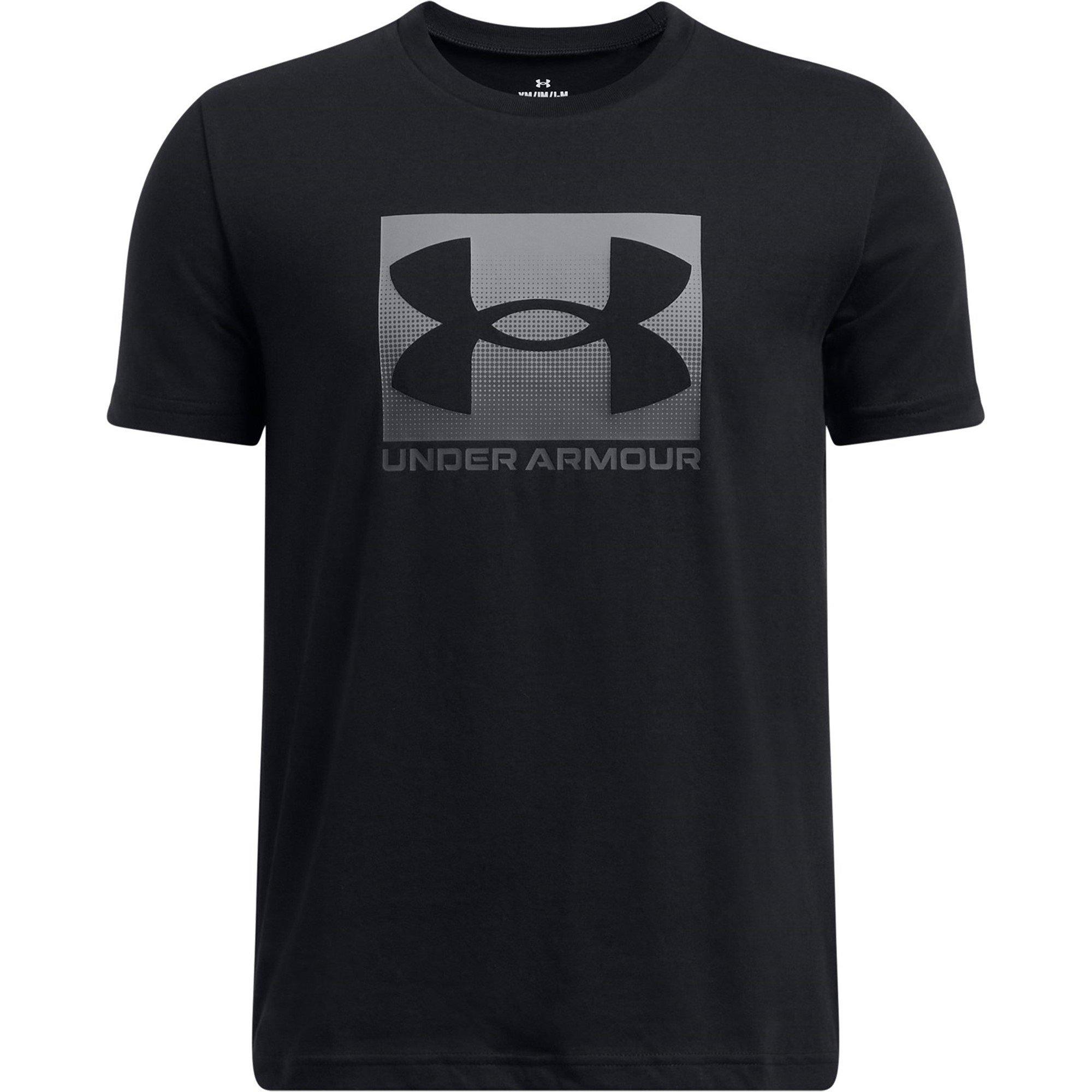 Black/P Gray - Under Armour - Kids' B Boxed Sports Update Short Sleeve T-Shirt - 1