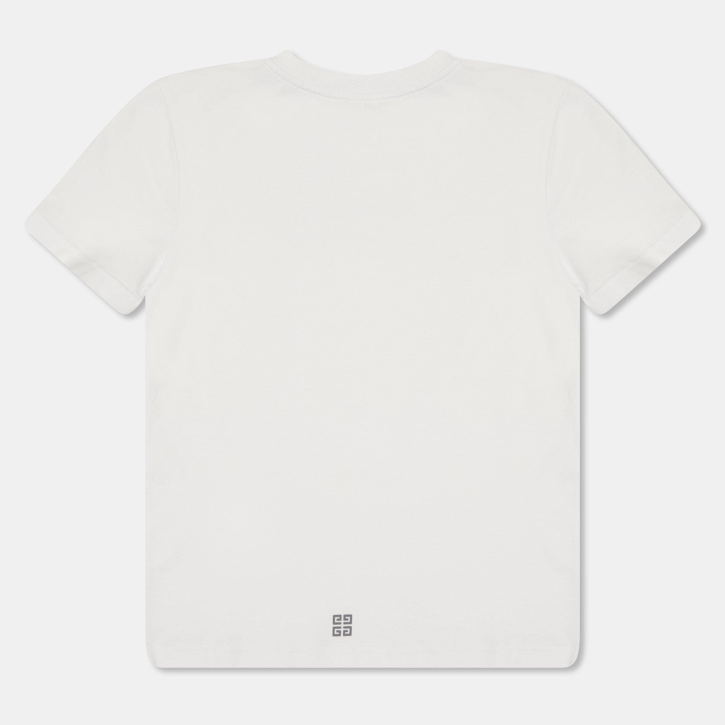 White - GIVENCHY - Unisex Kids' GIV Logo Short-Sleeve T-Shirt - 2