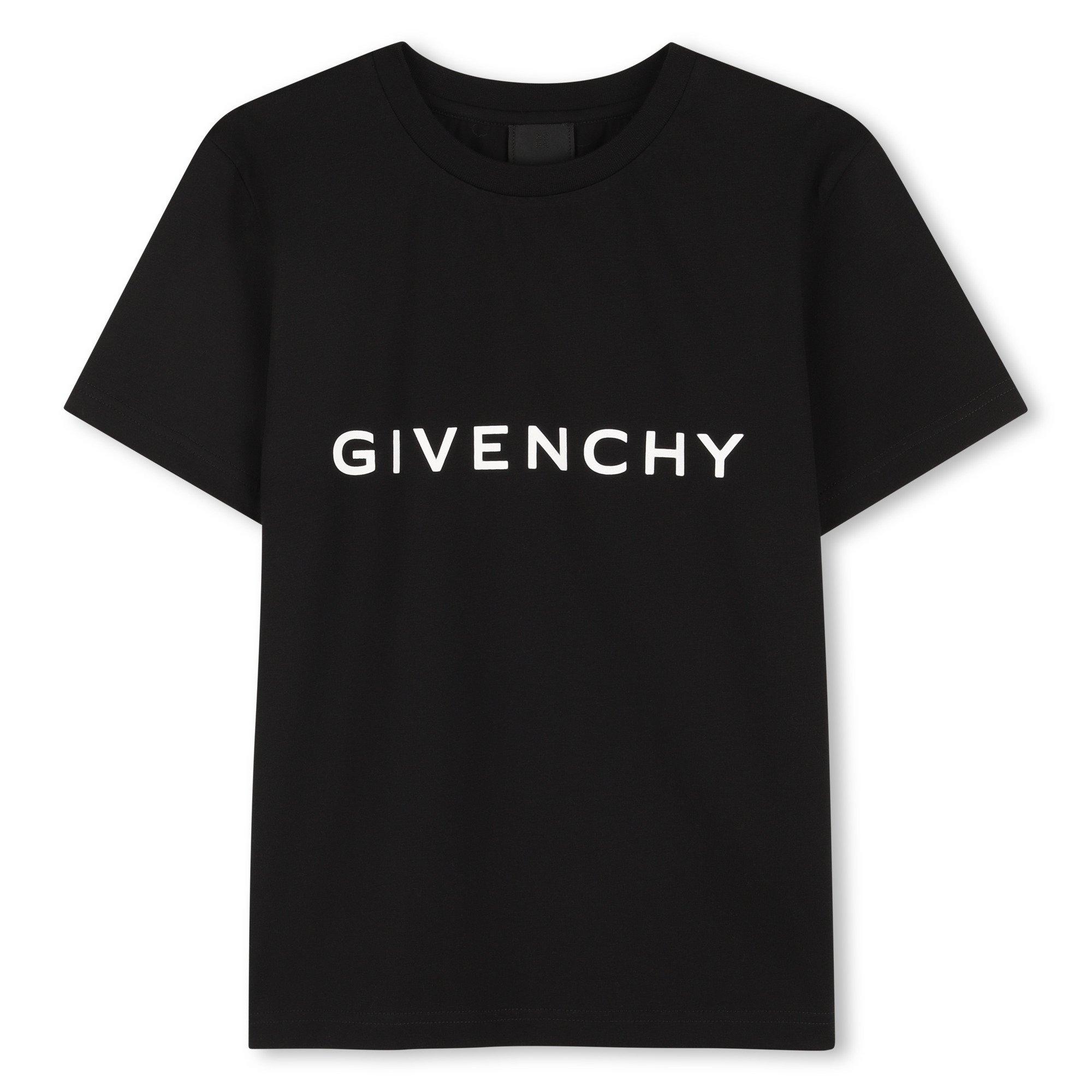GIVENCHY Unisex Kids' GIV Logo Short-Sleeve T-Shirt