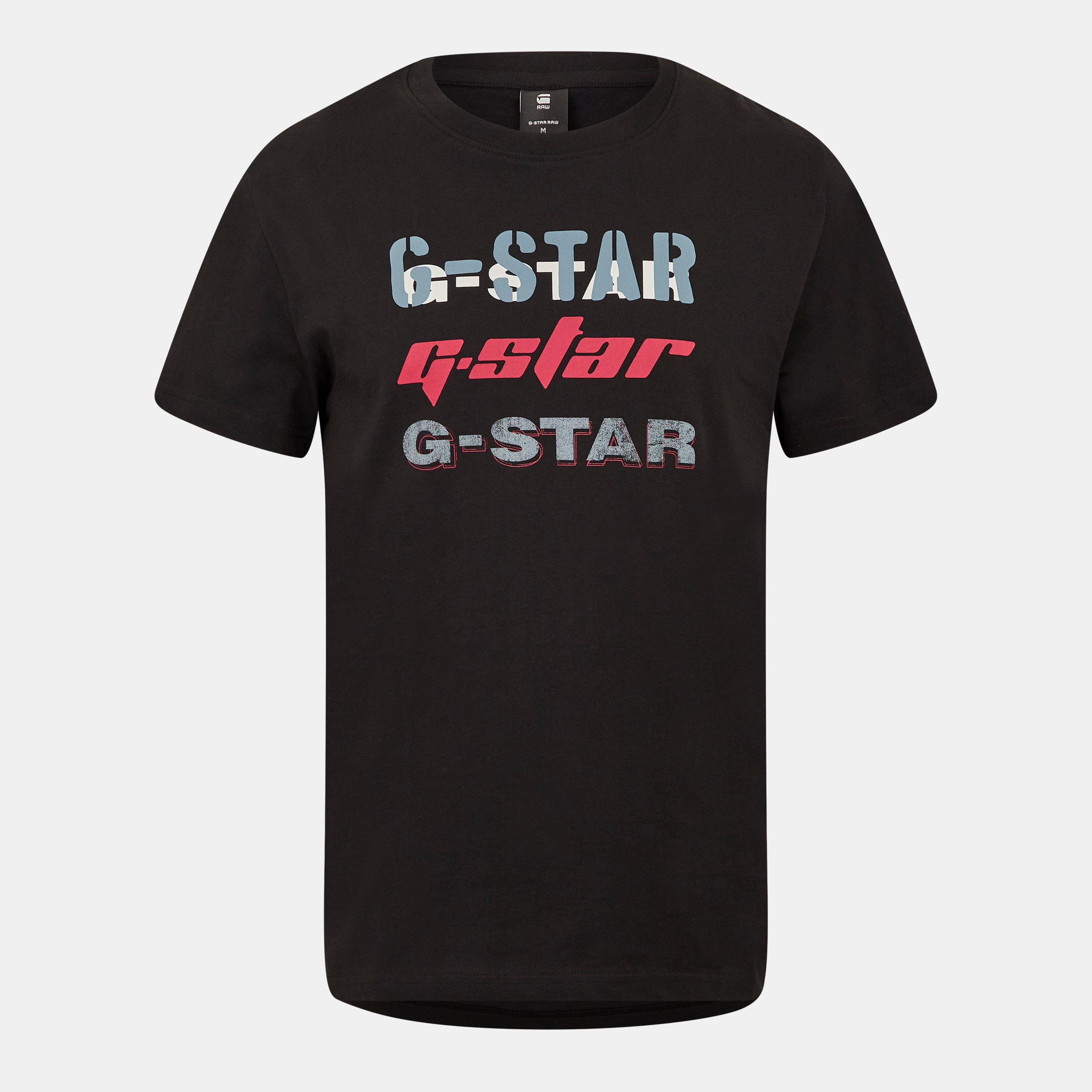 G Star Triple Logo Graphic T-Shirt