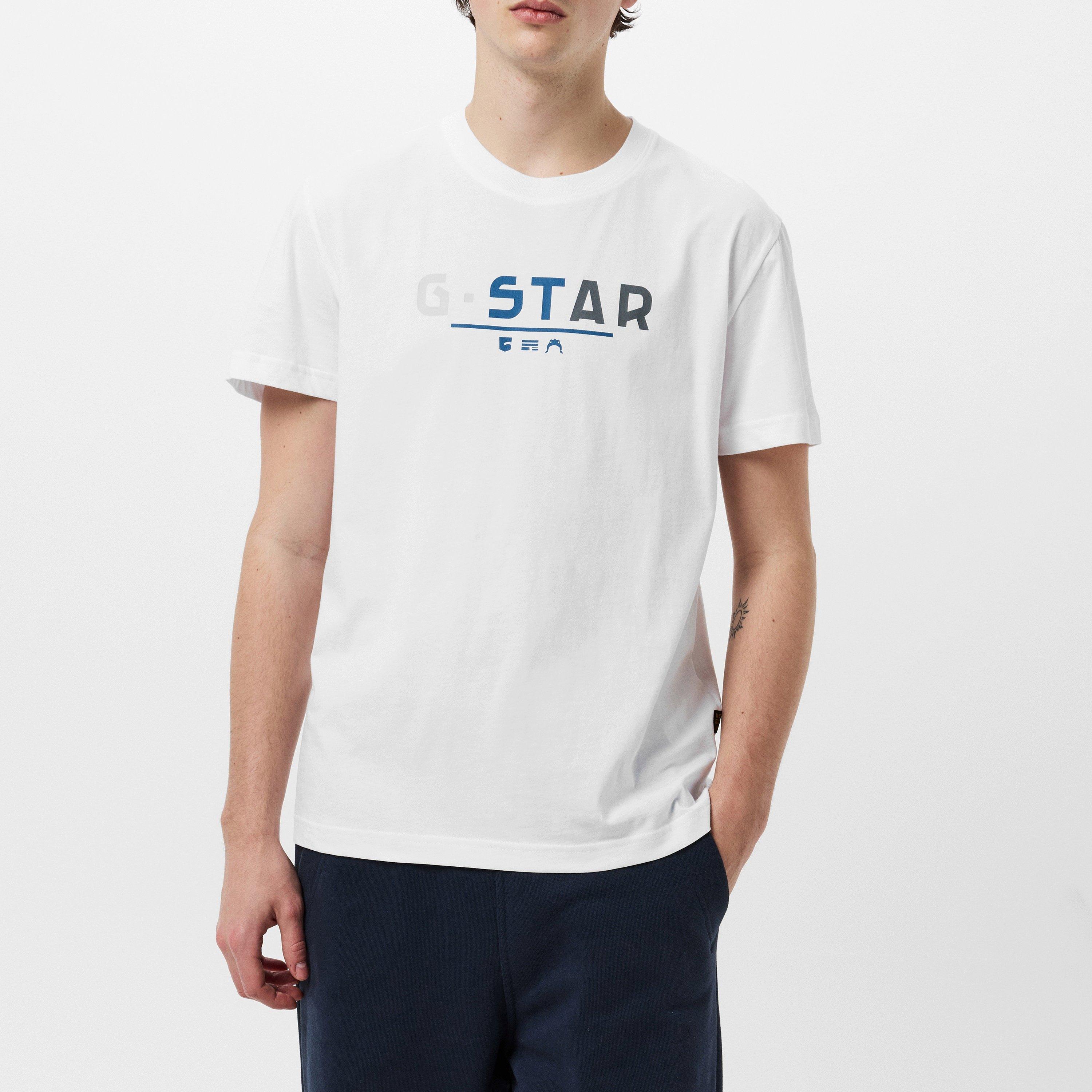 Bianco - G Star - Multi Logo Graphic T-Shirt - 3