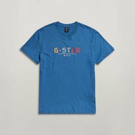 G Star Multi Logo Graphic T Shirt