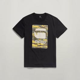 G Star Camo Box Graphic T Shirt