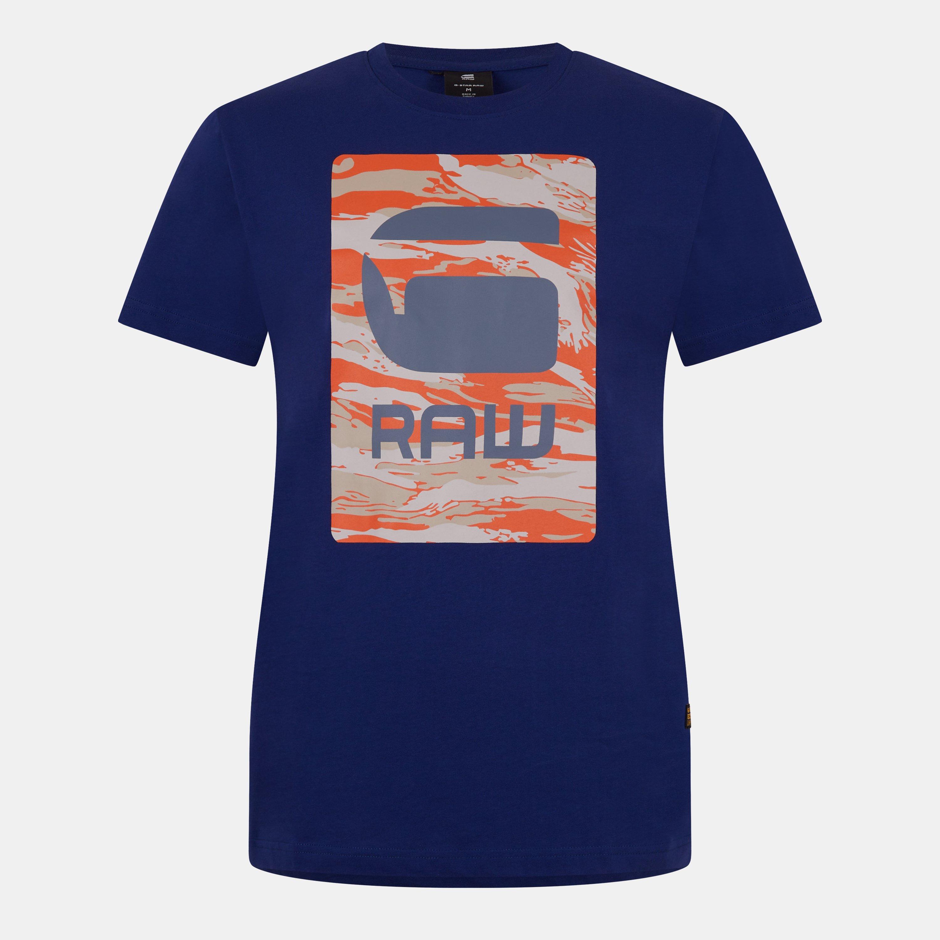 Ballpen Blue - G Star - Camo Box Graphic T-Shirt - 1