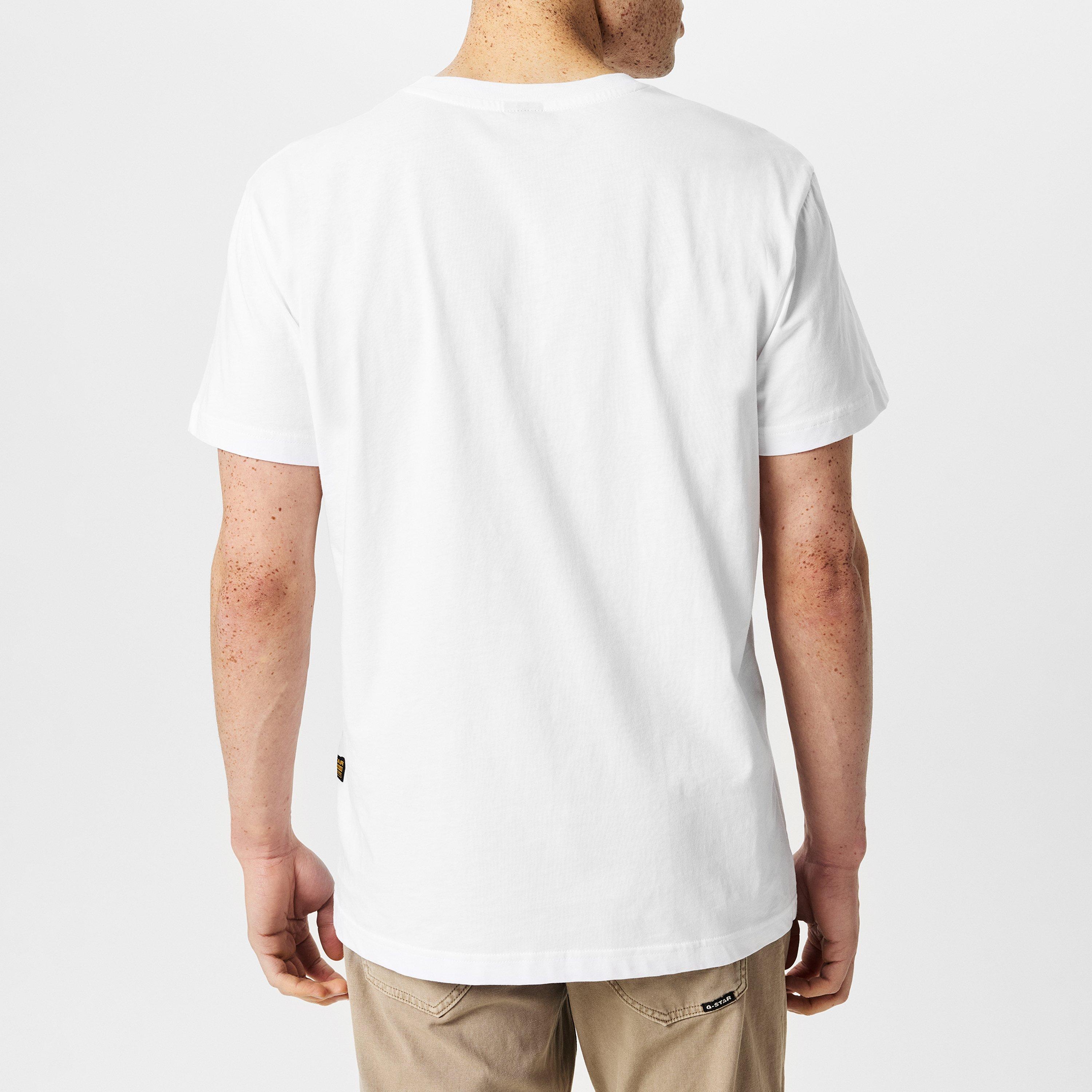 Bianco - G Star - 3D Dotted Graphic T-Shirt - 4