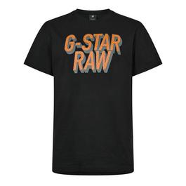 G Star 3D Dotted Graphic T Shirt