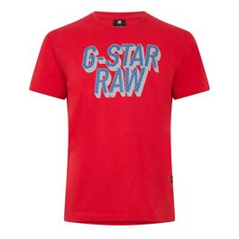 G Star 3D Dotted Graphic T-Shirt