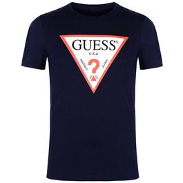 Guess Under Armour Sportstyle T-shirt da allenamento grigia con logo sul petto