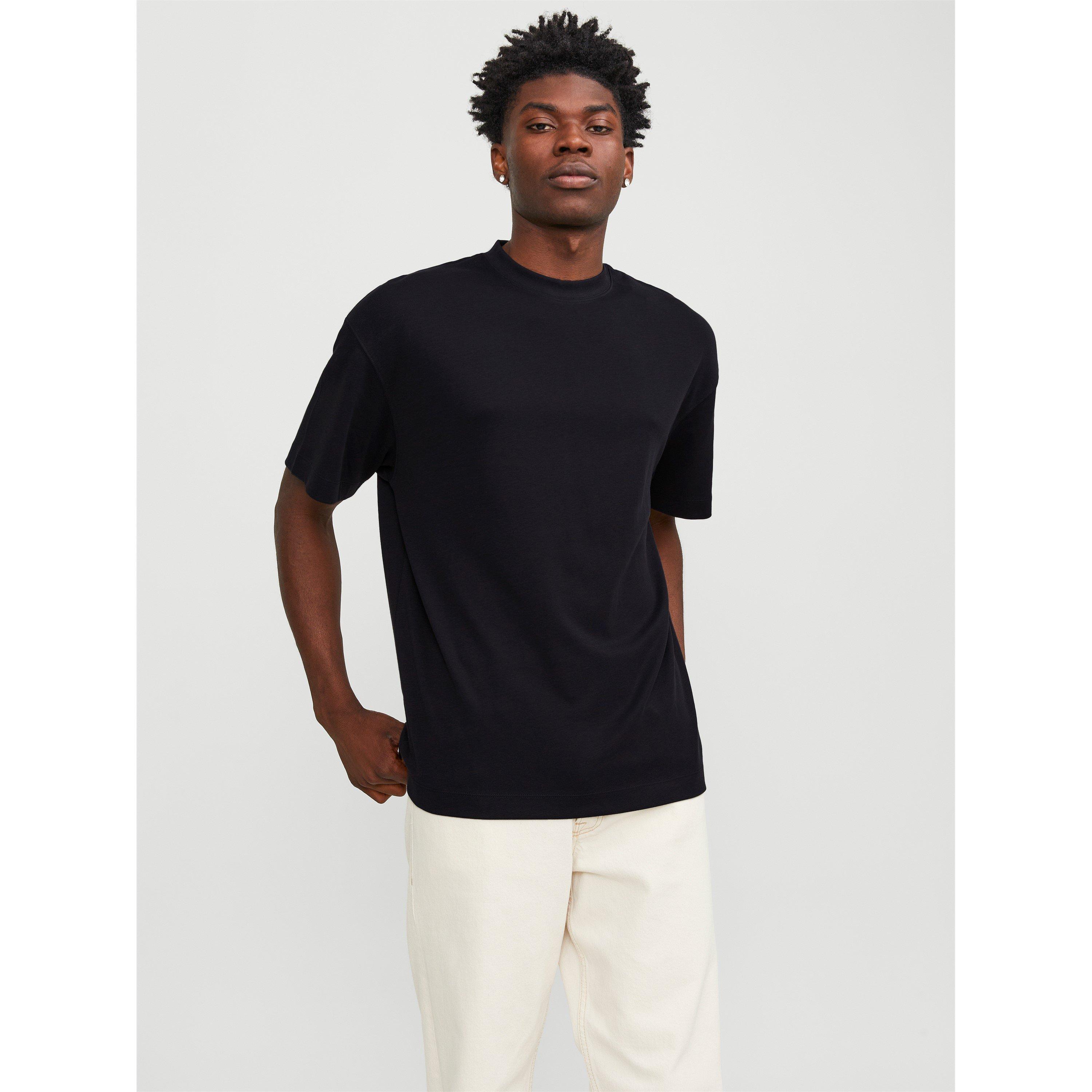 Black - Jack and Jones - Urban Edge 220 GSM T-Shirt Mens - 1