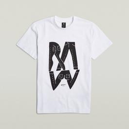 G Star Raw Denim Illustration T Shirt