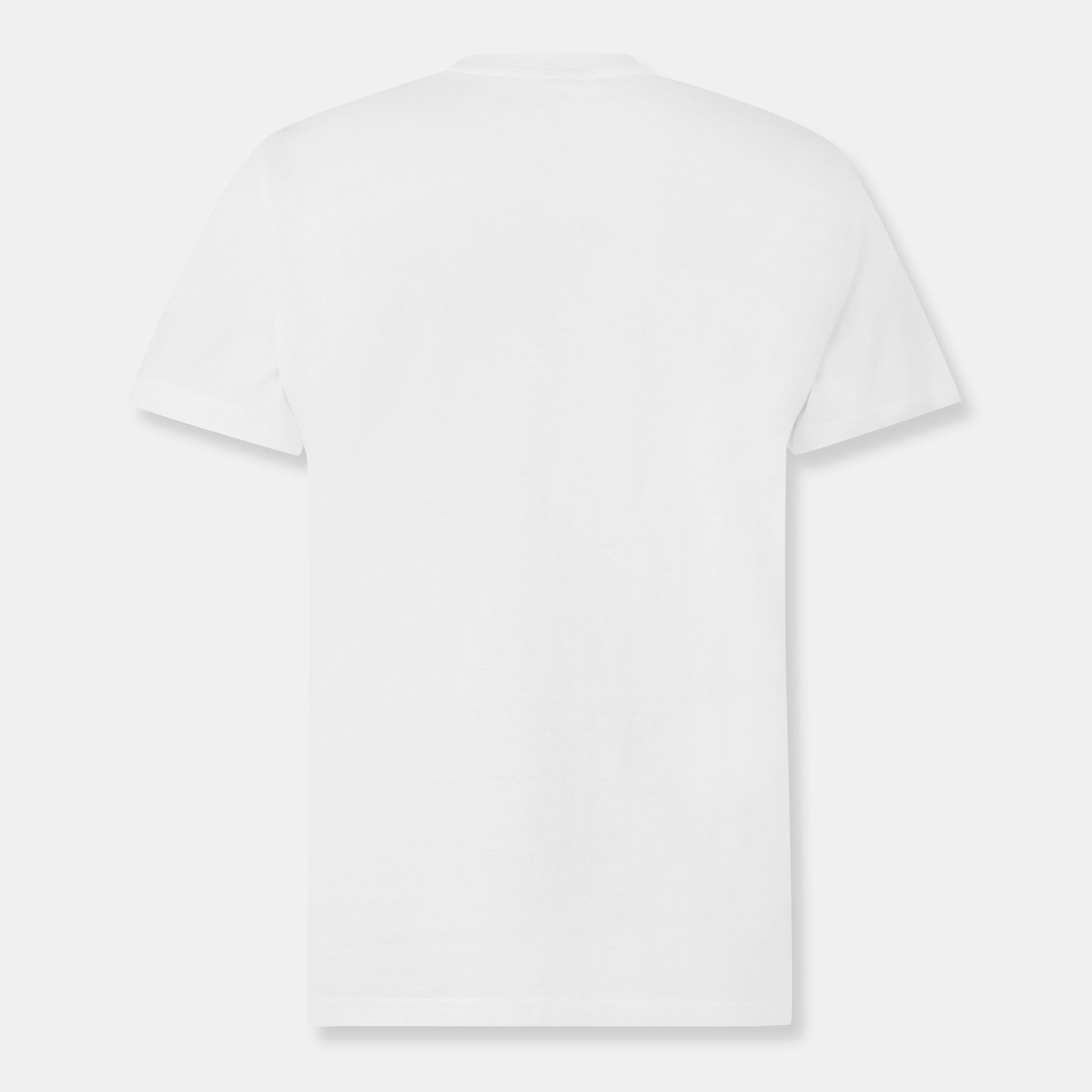 Branco - G Star - Raw Denim Illustration T-Shirt - 2