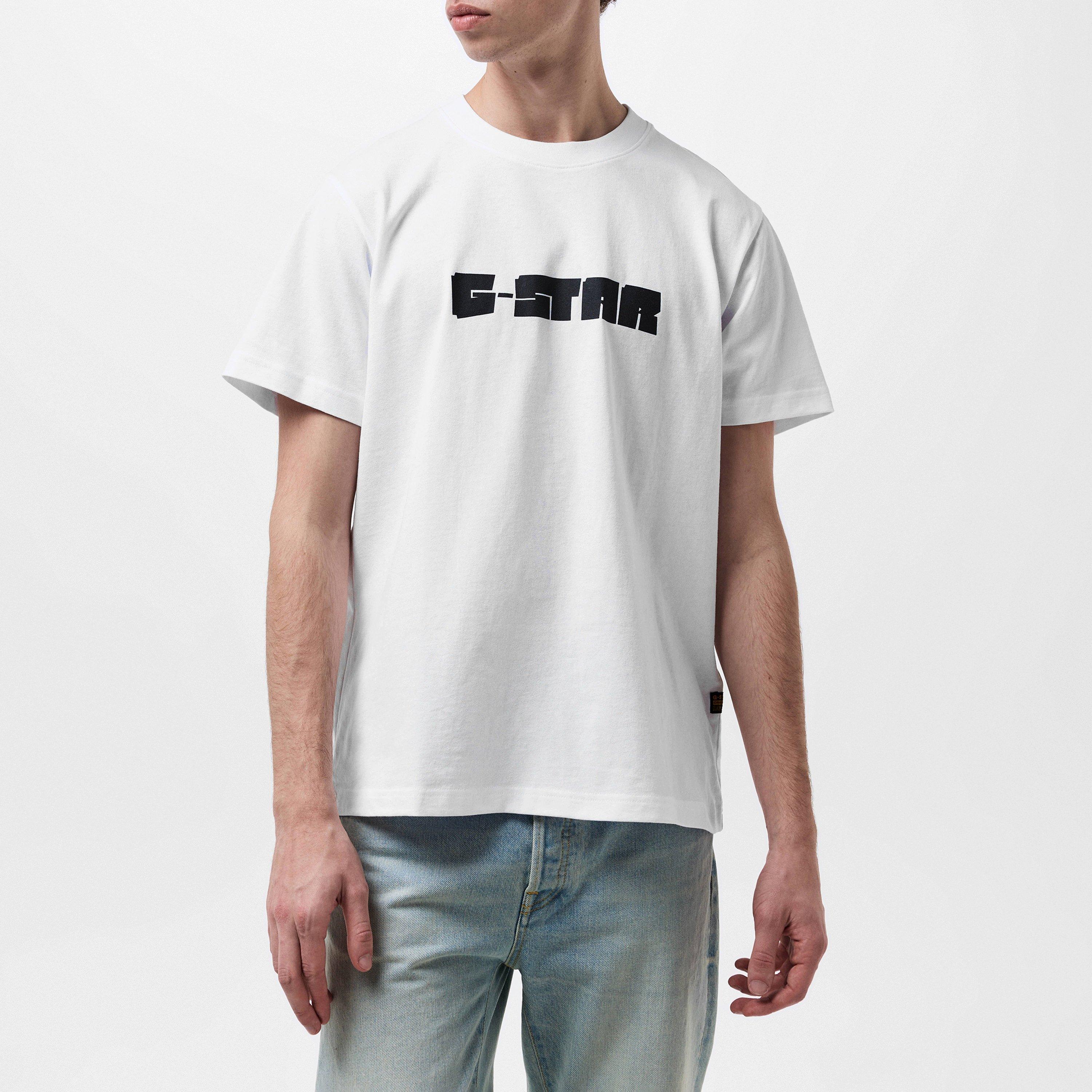 Branco - G Star - Script T Shirt - 3