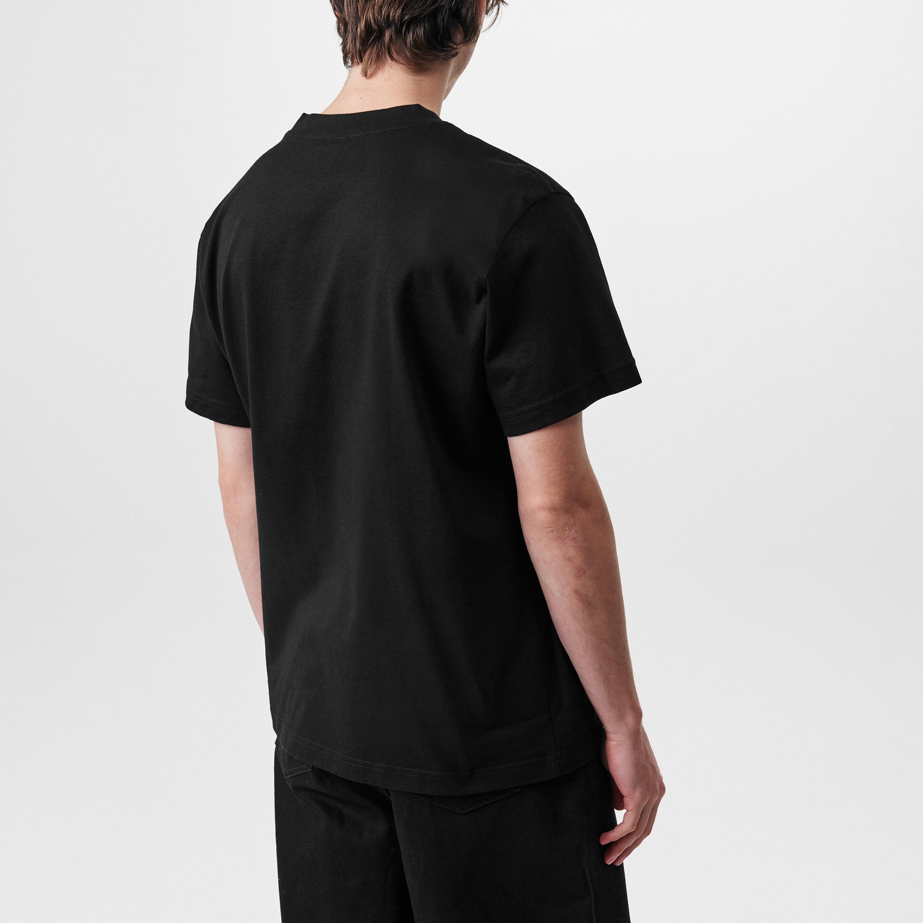 Dk Black - G Star - Script T Shirt - 4