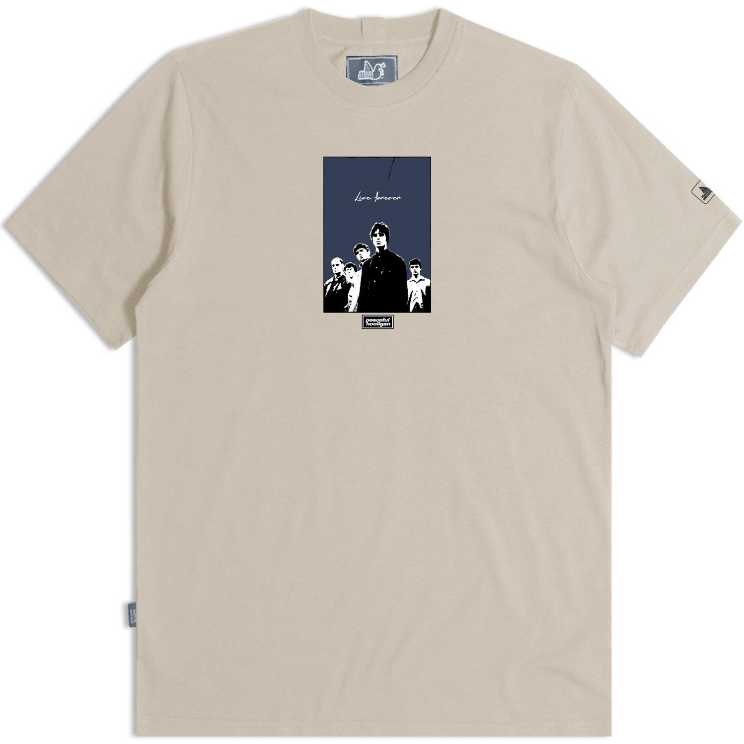 Stone - Peaceful Hooligan - Men's Peaceful Live Forever Regular Fit T-Shirt - 7