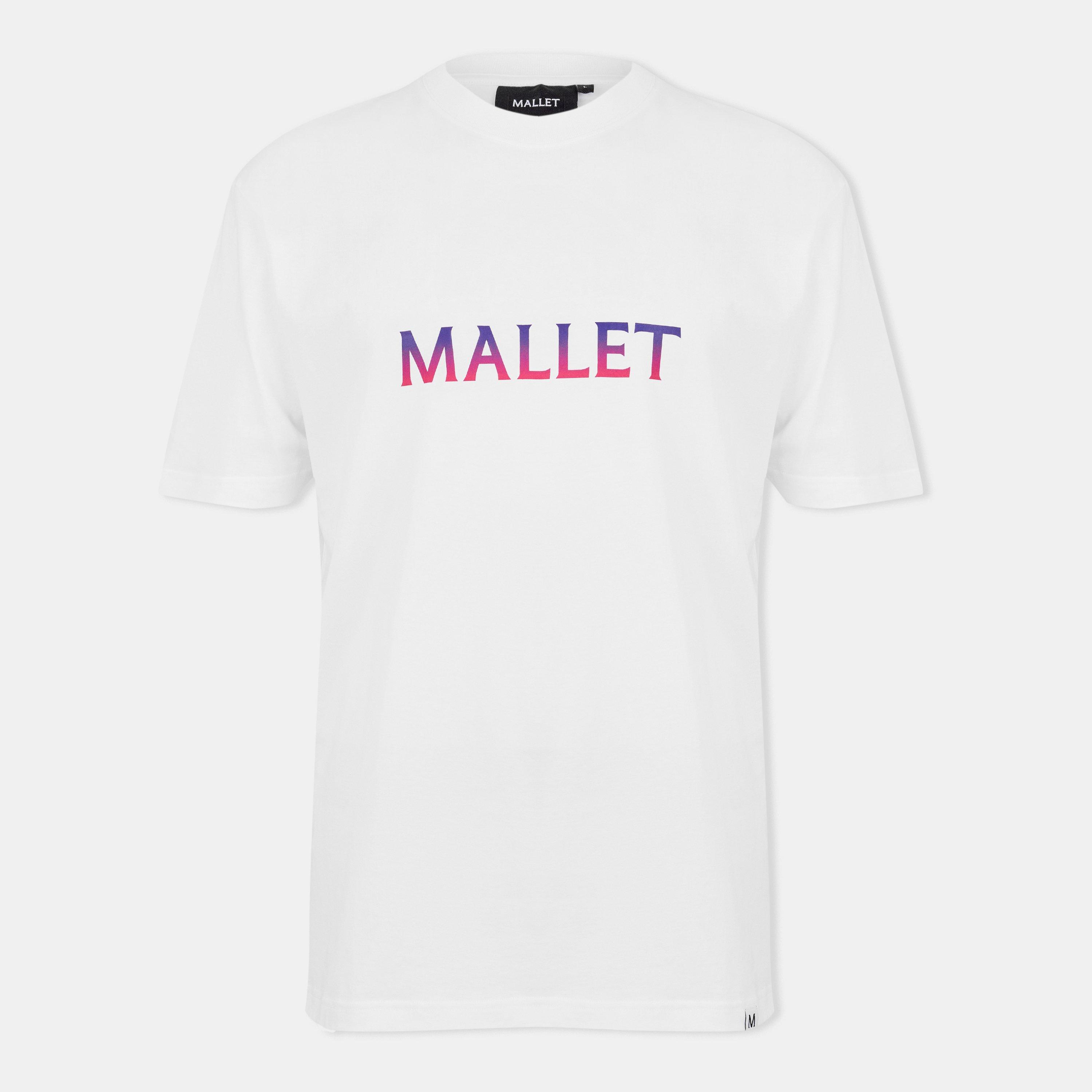 White - Mallet - Men's Palm UV Print Regular Fit T-Shirt - 1