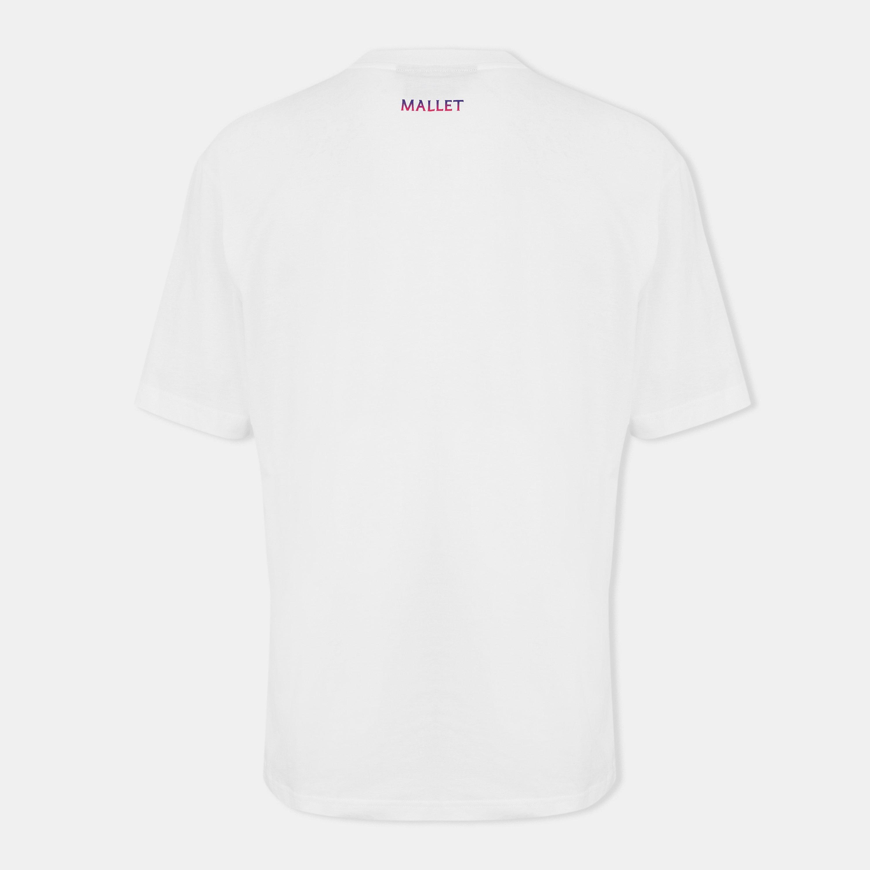 White - Mallet - Men's Palm UV Print Regular Fit T-Shirt - 2