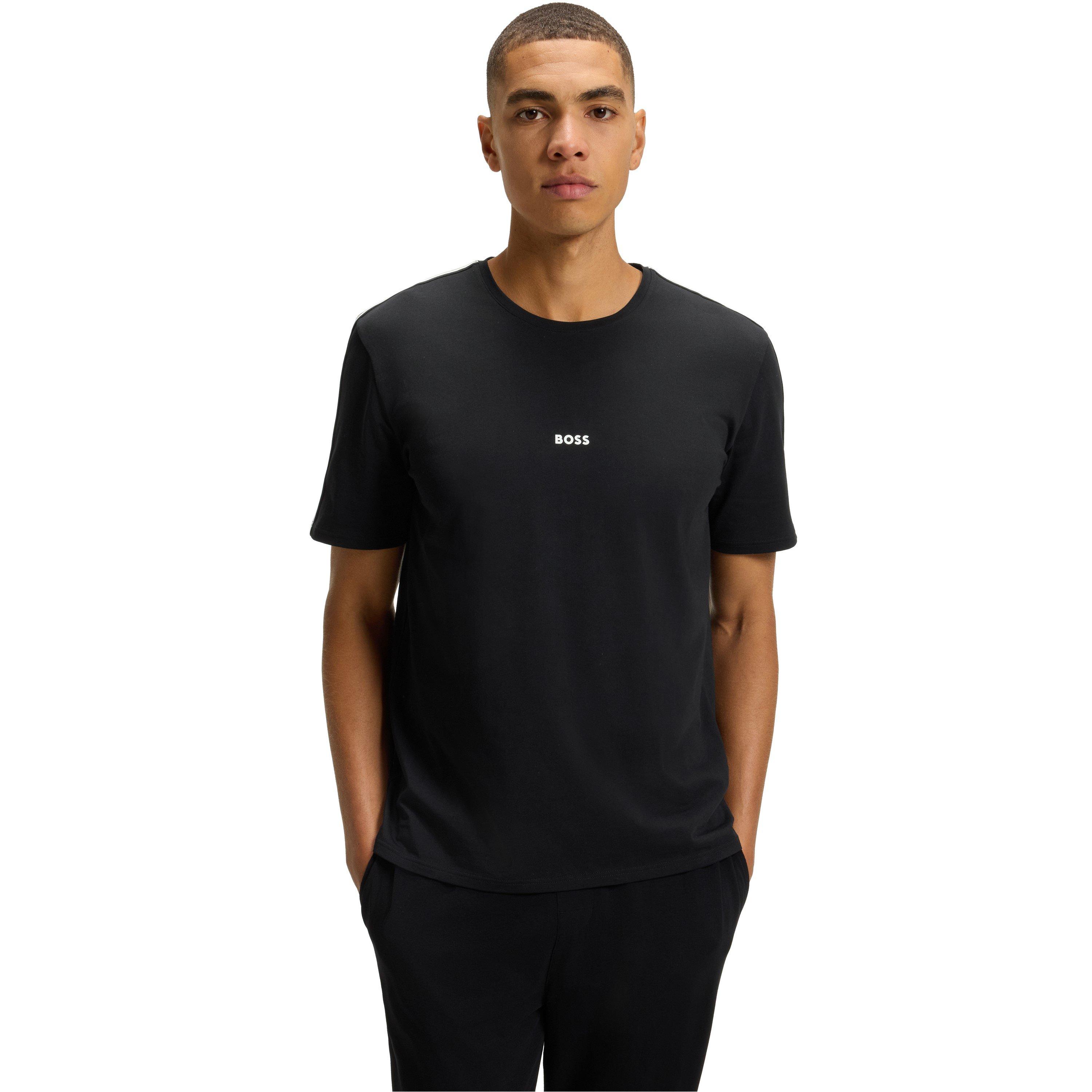 Black 001 - Boss - Men's BW Unique T-Shirt, Iconic Logo - 2