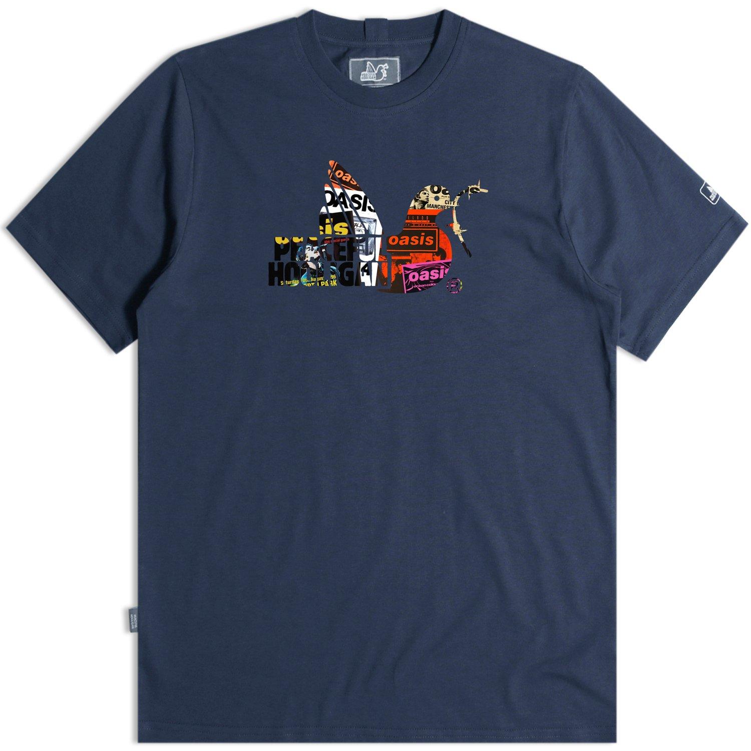 Navy - Peaceful Hooligan - Men's Peaceful Poster Regular Fit T-Shirt - 7