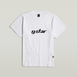 G Star Unisex Cursive Script Loose T Shirt