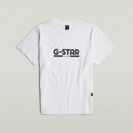 G Star Unisex Line Script Loose T Shirt