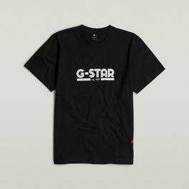 G Star Unisex Line Script Loose T Shirt