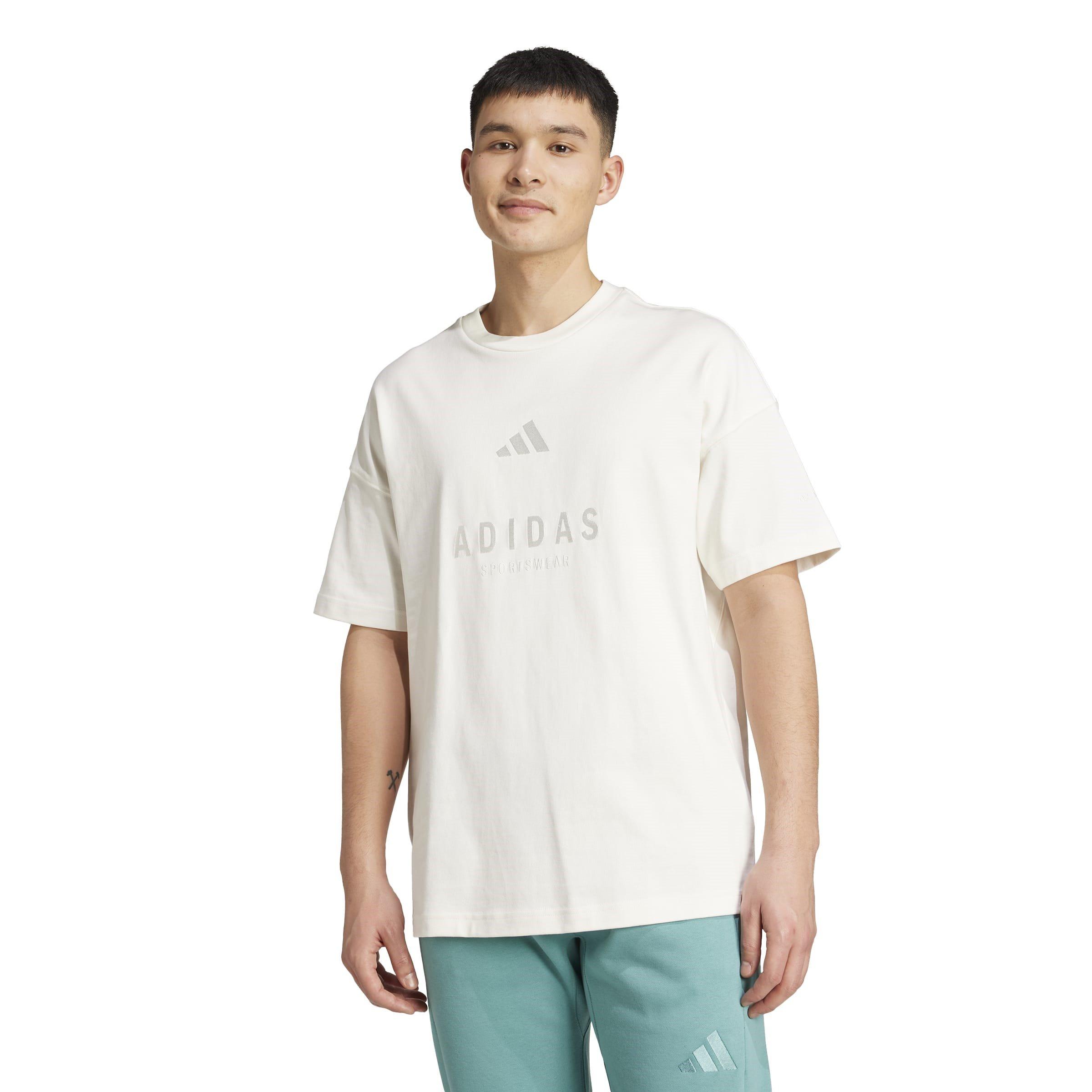 Off White - adidas - ALL SZN Embroidered Graphics Adults T-Shirt - 2