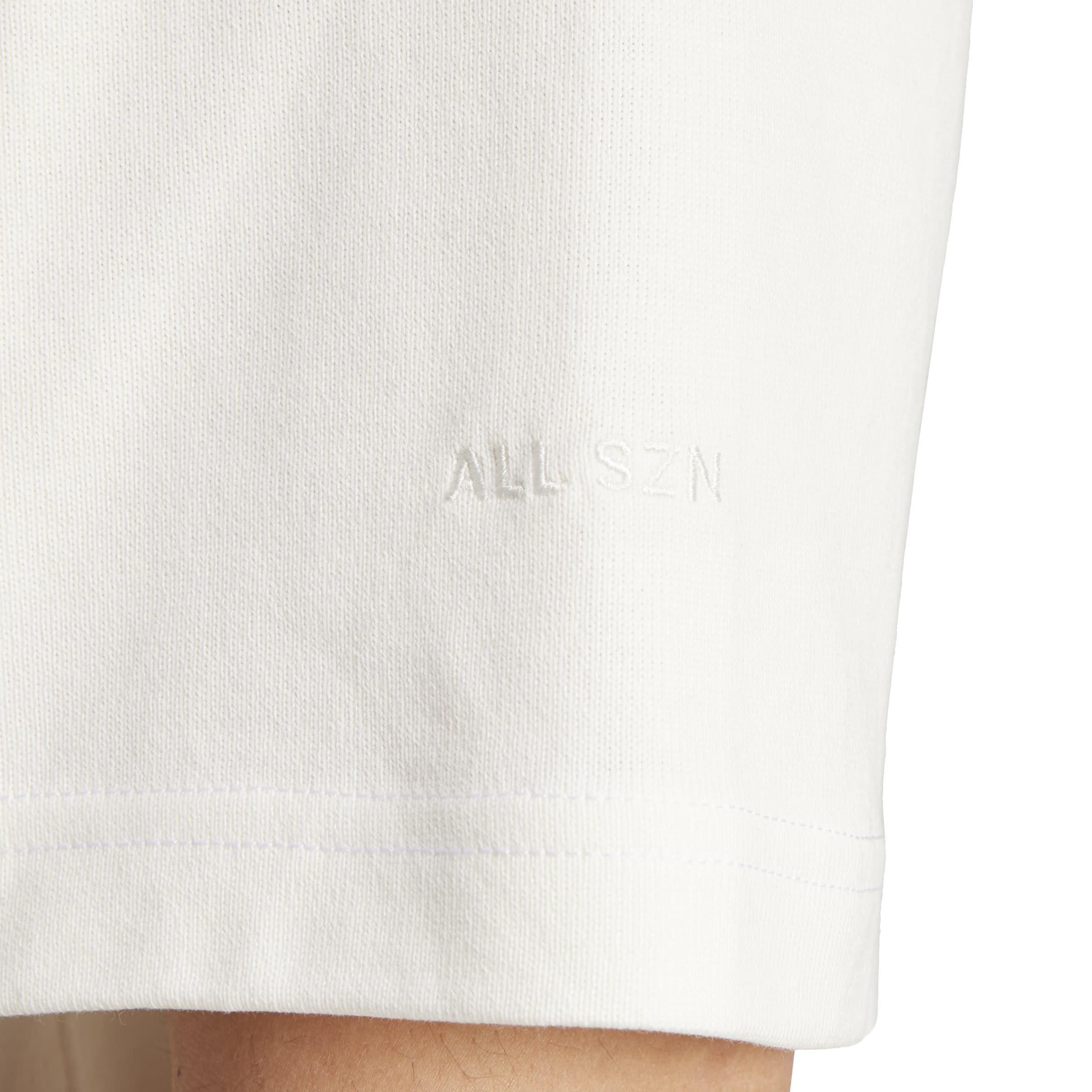 Off White - adidas - ALL SZN Embroidered Graphics Adults T-Shirt - 5