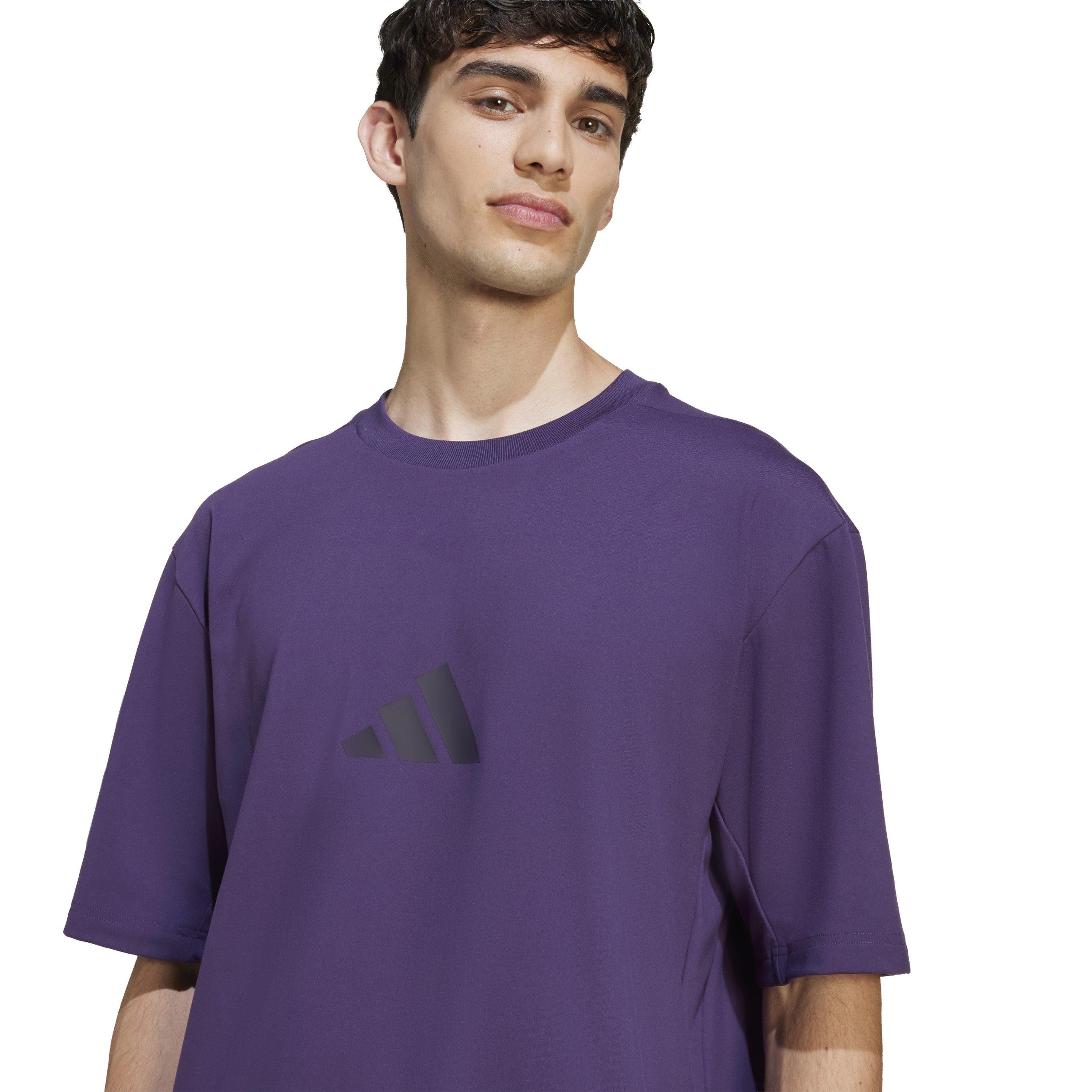Aurora Plum - adidas - Z.N.E. Mens Loose-Fit T-Shirt - 4