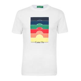 United Colors of Benetton UnitedColors Regular Fit Short Sleeved Print Tee