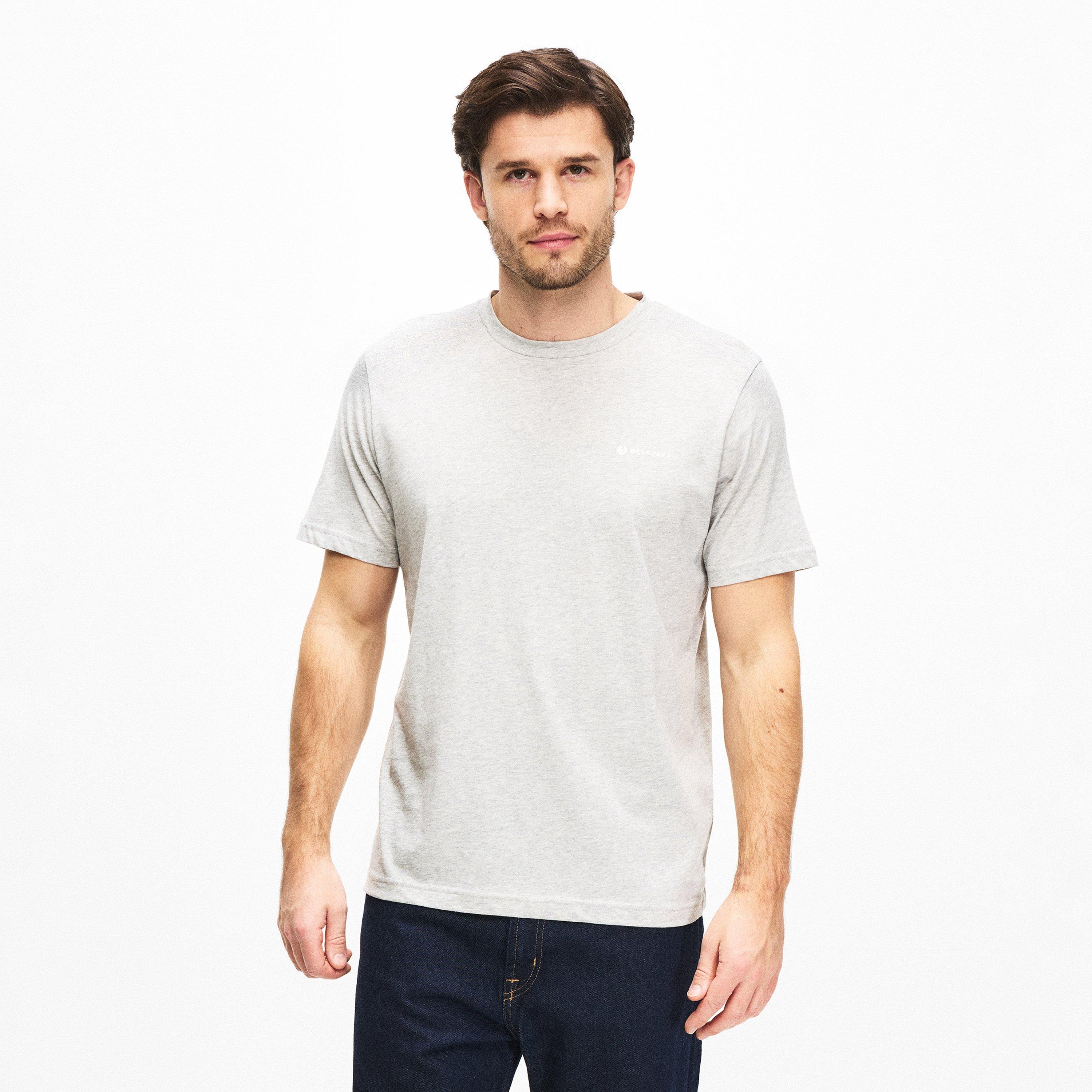 Whit/Gree/Silv - Belstaff - Men's T-Shirt - 5