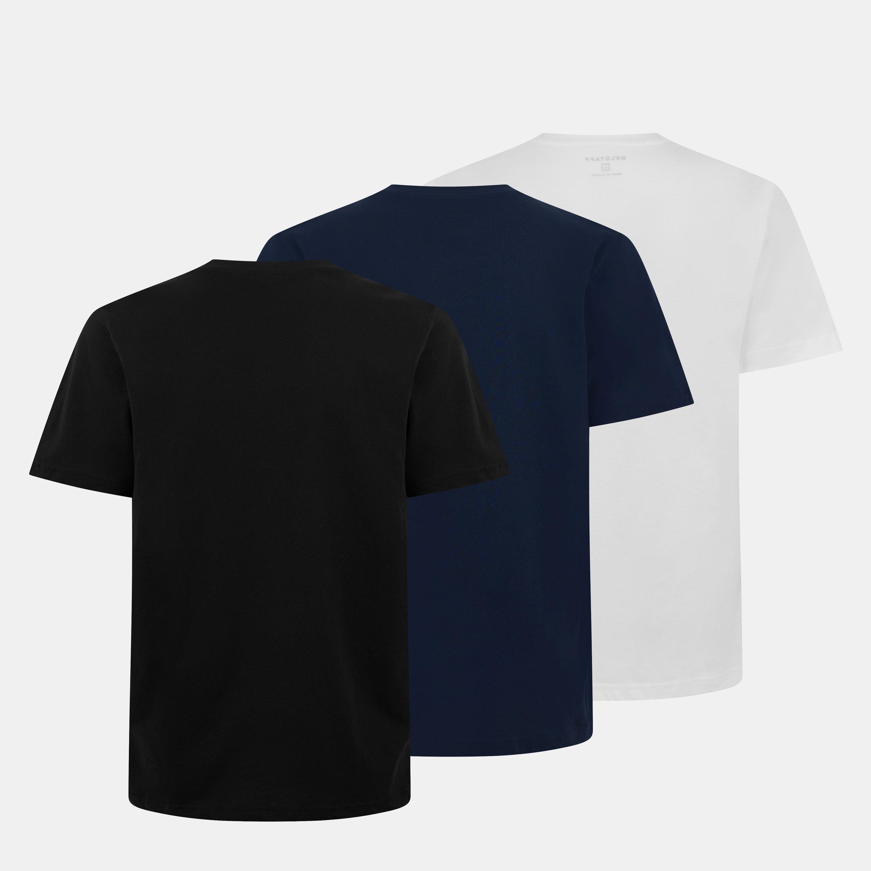 Blac/Ink/Whit - Belstaff - Men's T-Shirt - 2