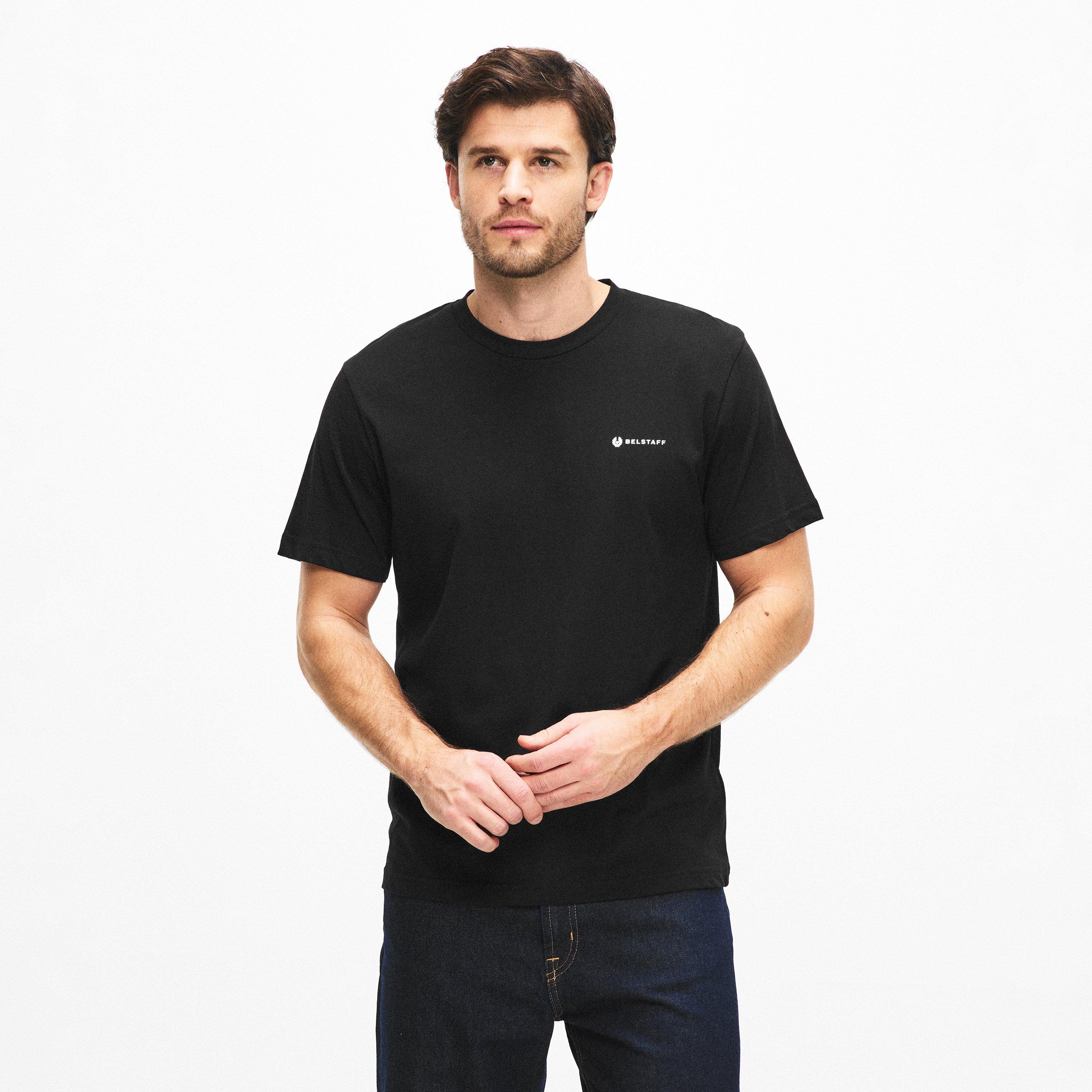 Blac/Ink/Whit - Belstaff - Men's T-Shirt - 6