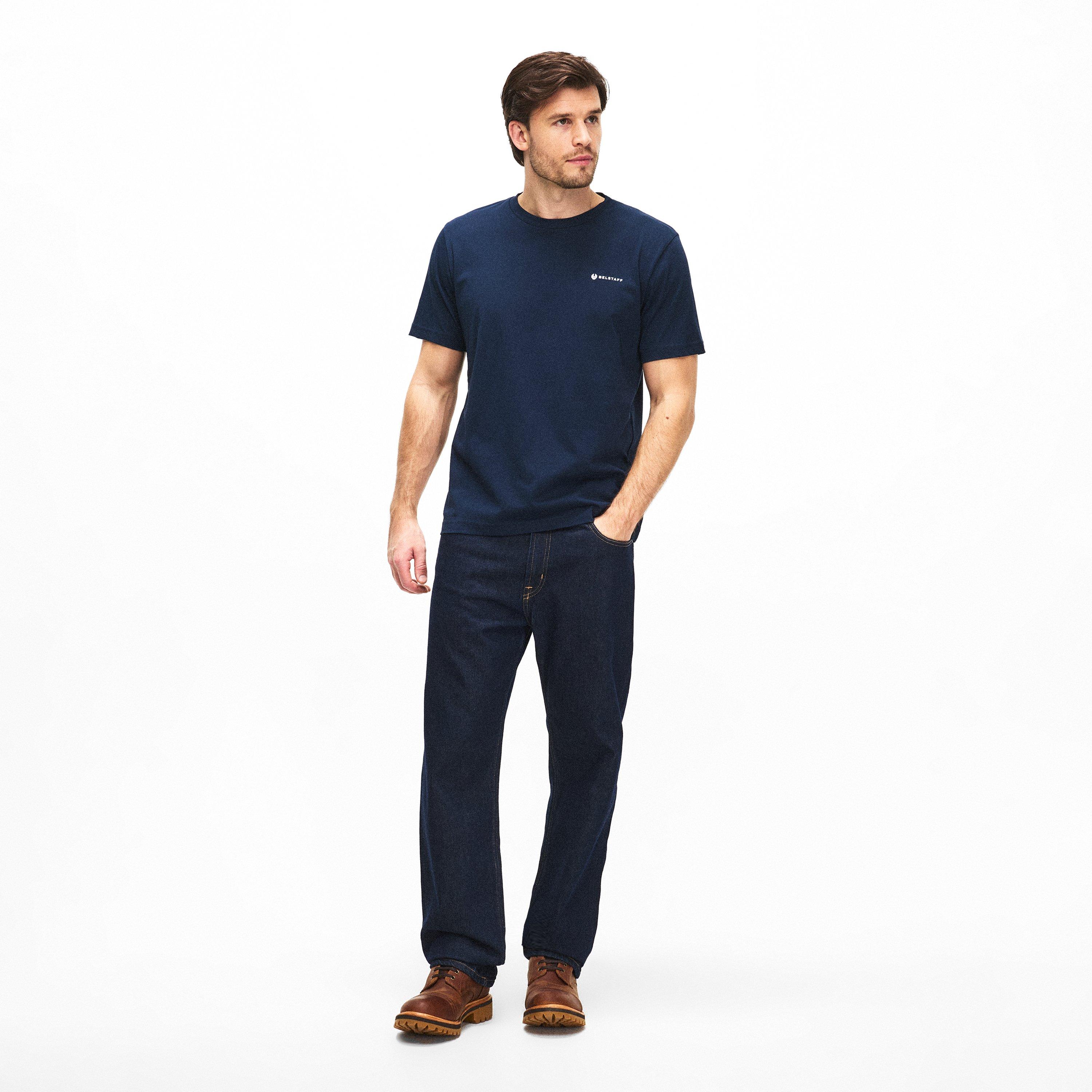 Blac/Ink/Whit - Belstaff - Men's T-Shirt - 7