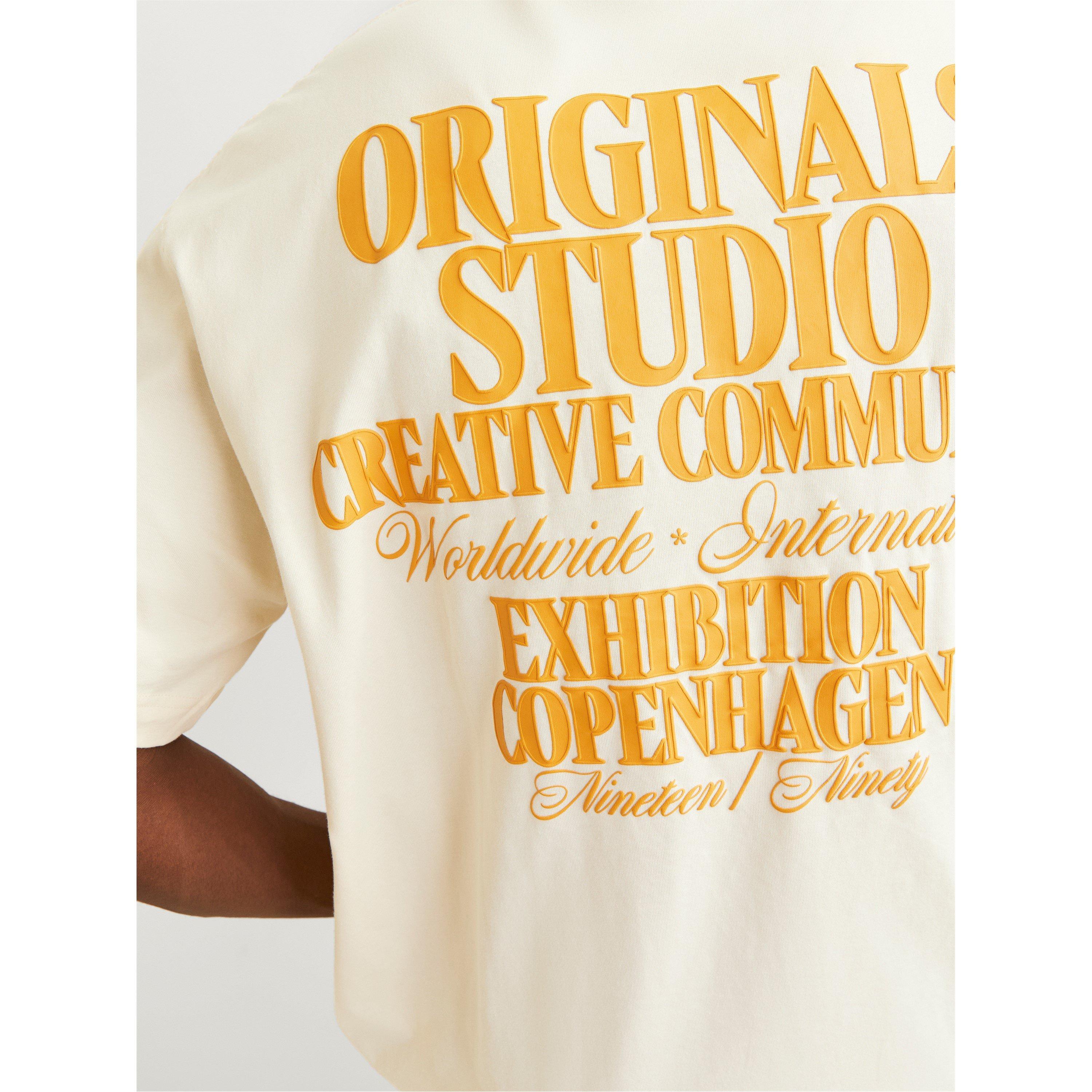 Antique White - Jack and Jones - Bury Regular Fit T-Shirt - 6