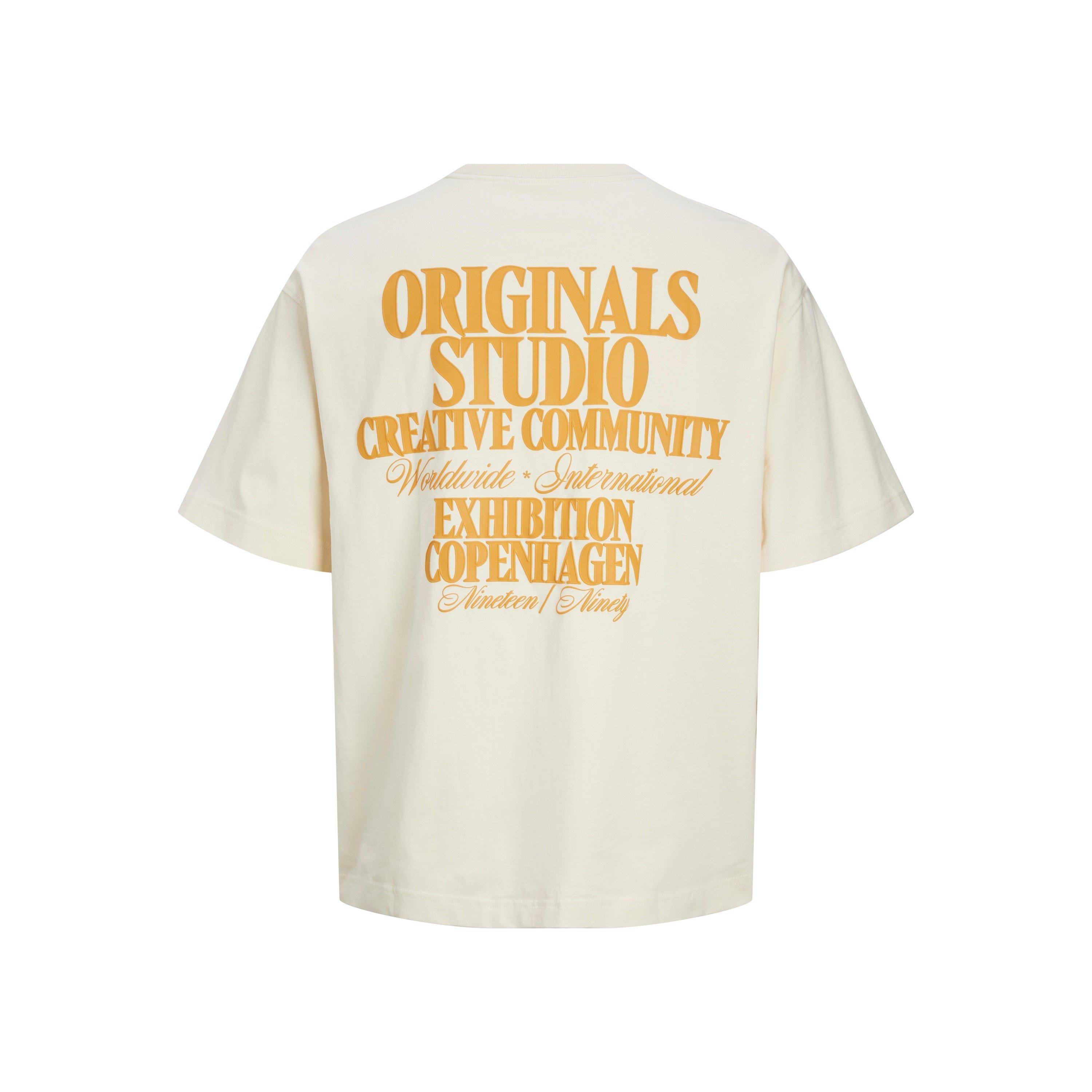 Antique White - Jack and Jones - Bury Regular Fit T-Shirt - 8