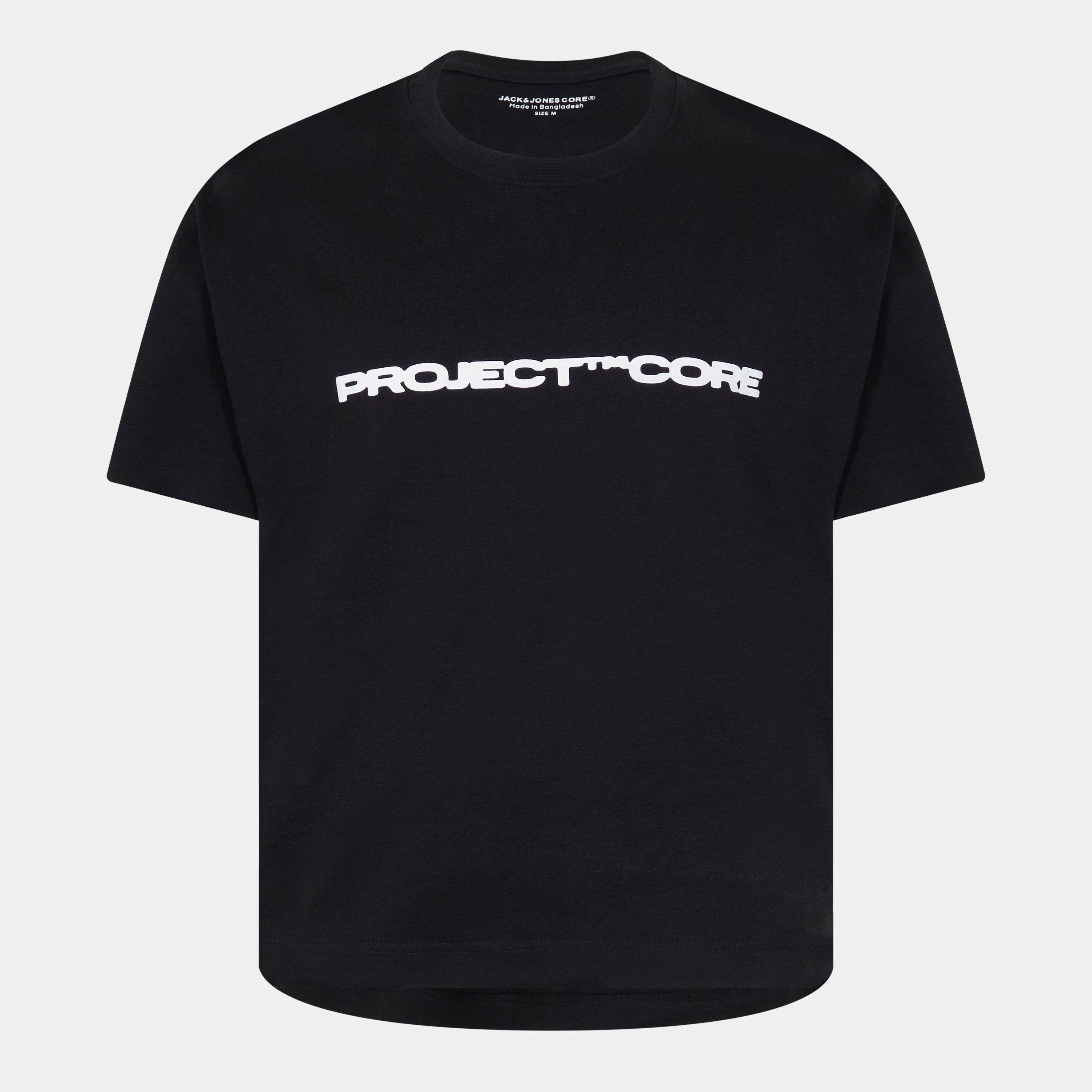 Jack And Jones Men's Regular Fit Crew Neck T-Shirt - Black - XL