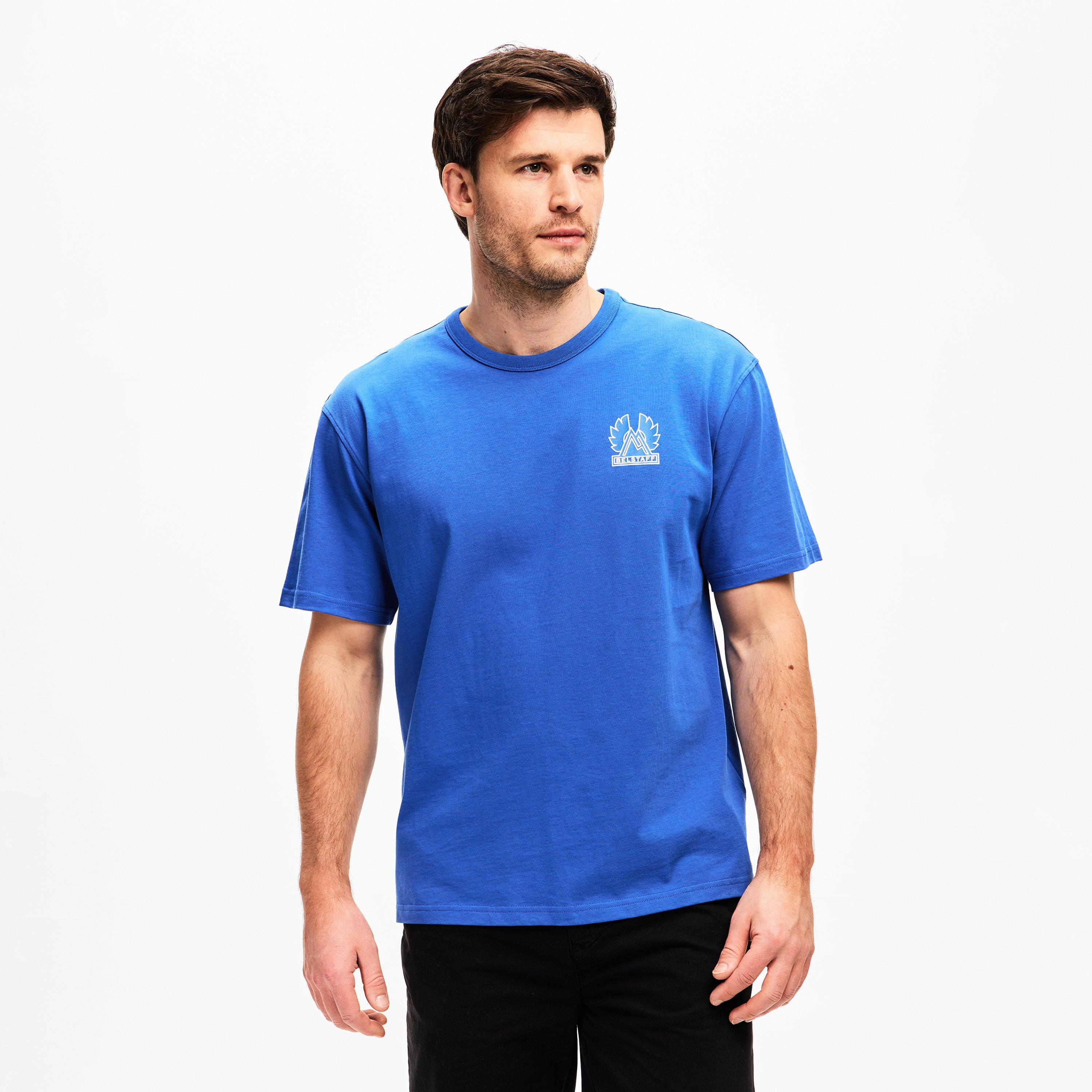 Marine Blue - Belstaff - Men's Bon Oversized T-Shirt - 3
