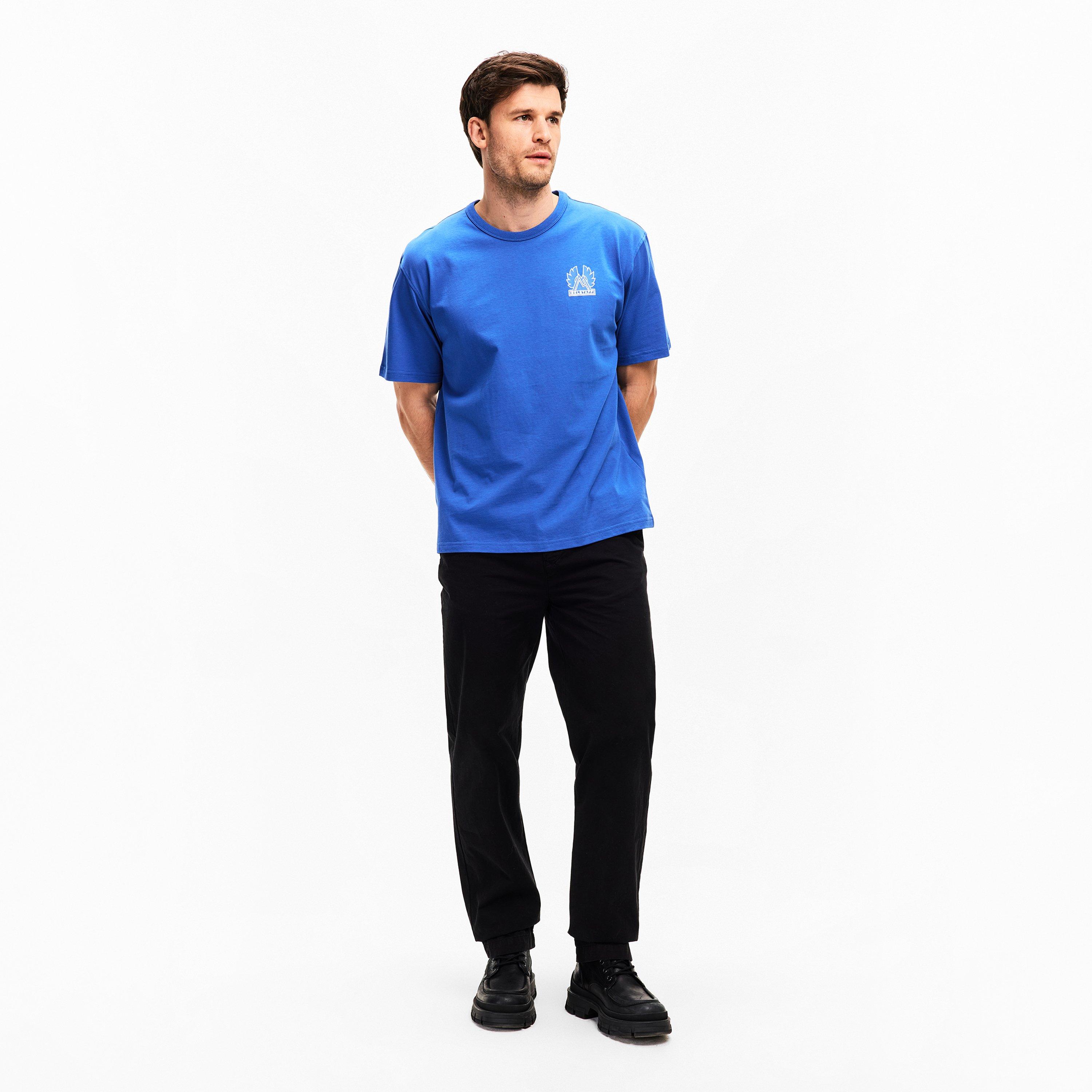 Marine Blue - Belstaff - Men's Bon Oversized T-Shirt - 6