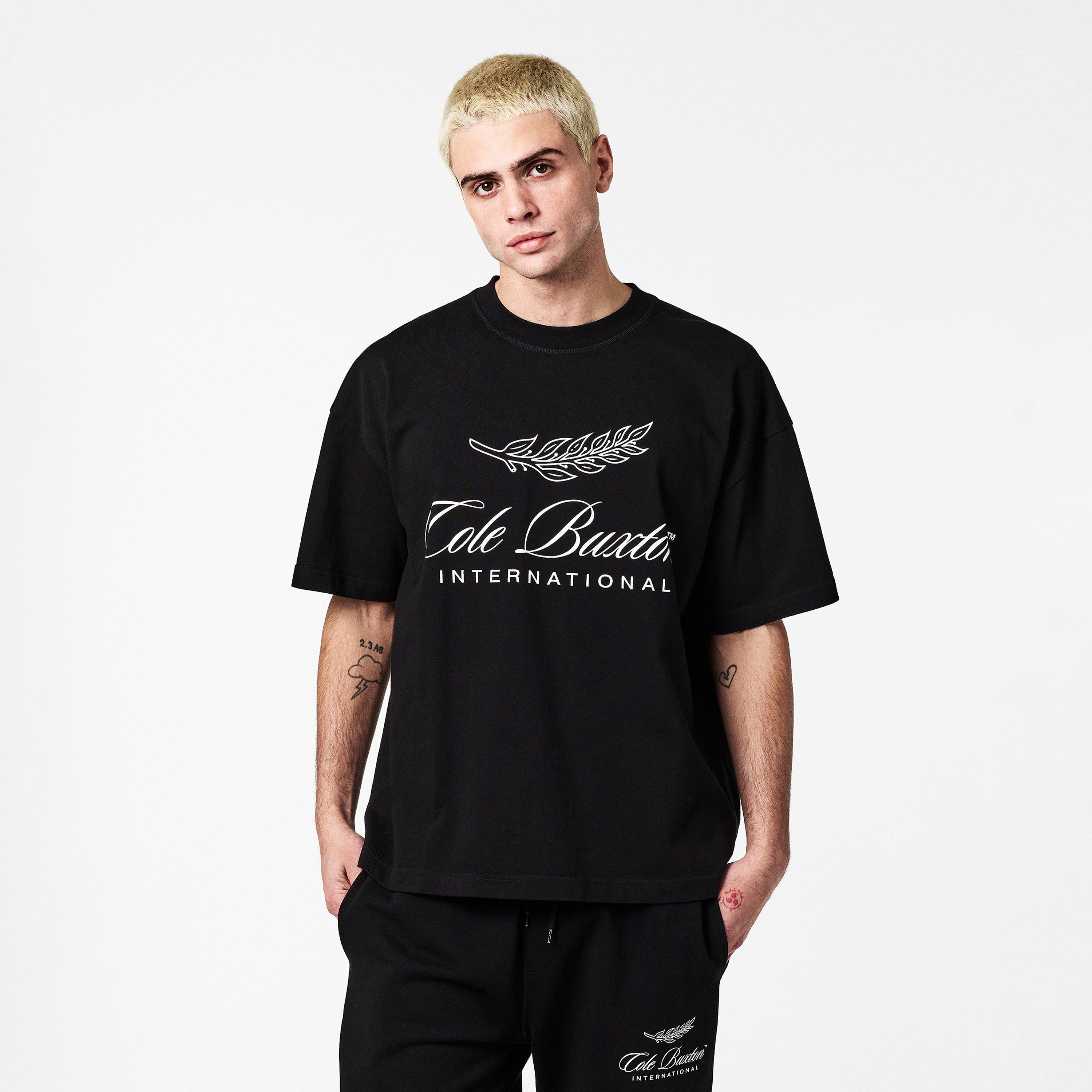 Black/White - Cole Buxton - Cole Inter Front Tee Sn00 - 3