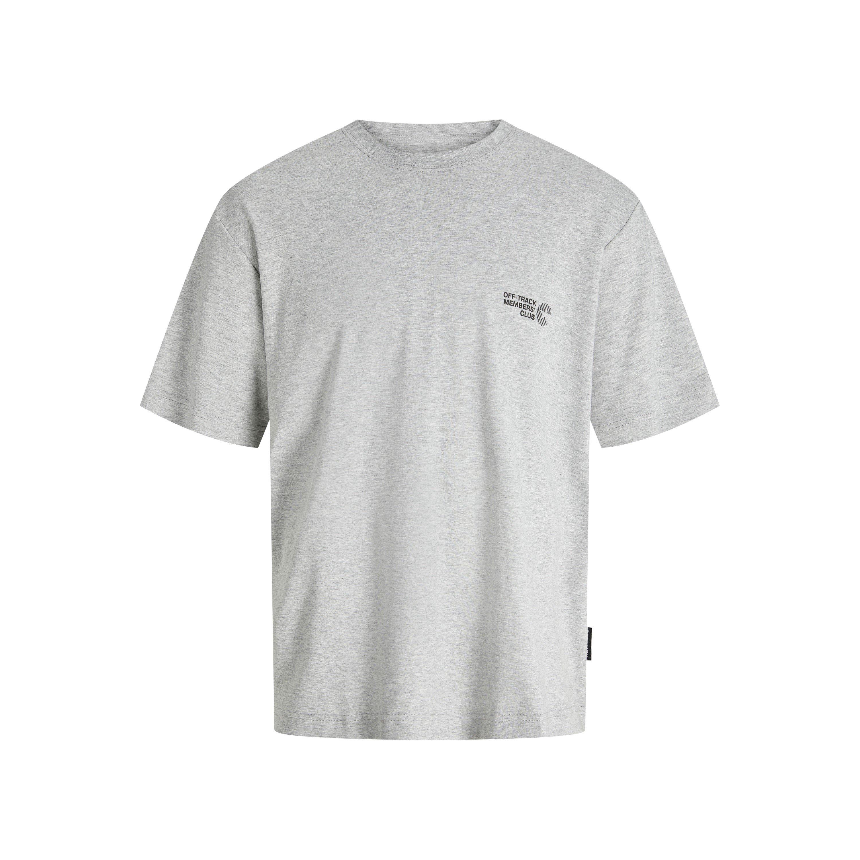 Jack And Jones Men's Regular Fit Crew Neck T-Shirt - Lg Gr Mel - M