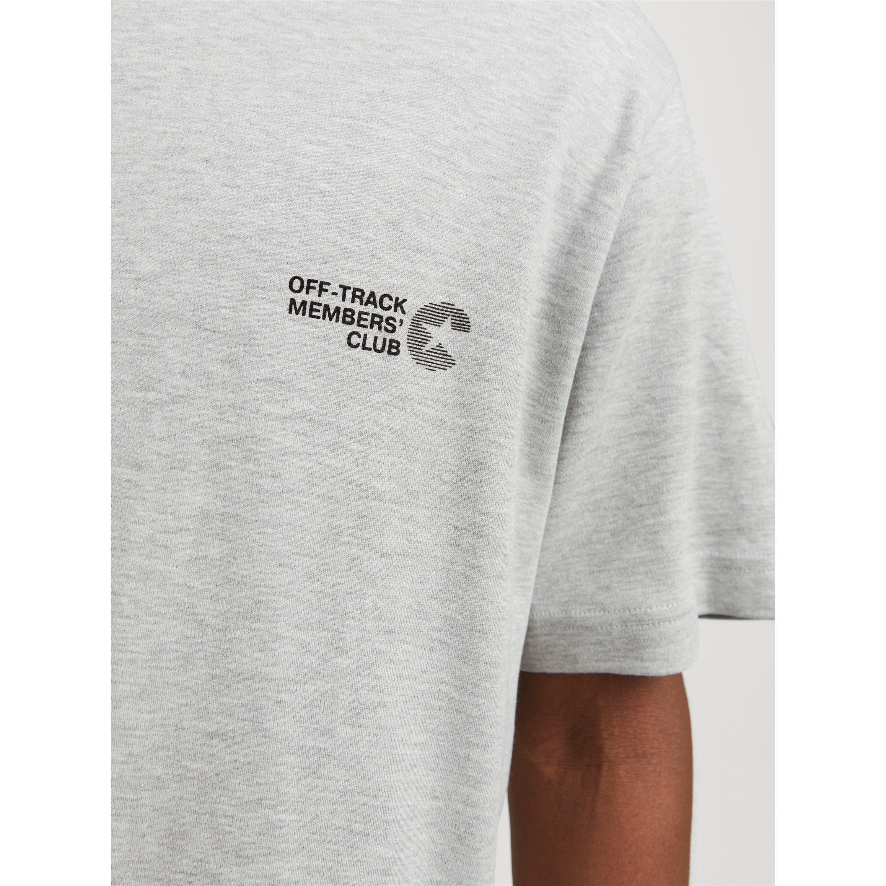 Lg Gr Mel - Jack and Jones - Men's Regular Fit Crew Neck T-Shirt - 4