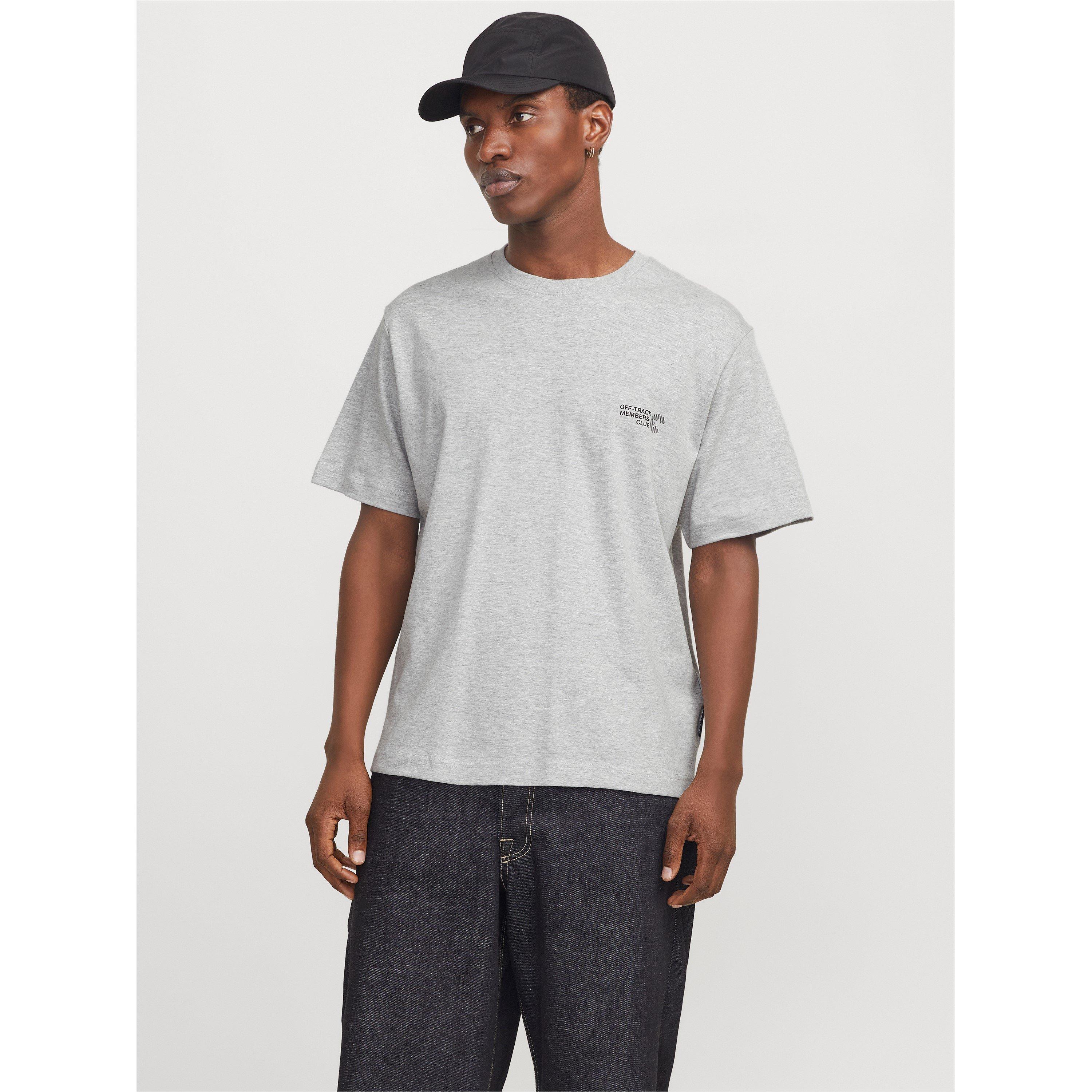 Lg Gr Mel - Jack and Jones - Men's Regular Fit Crew Neck T-Shirt - 5
