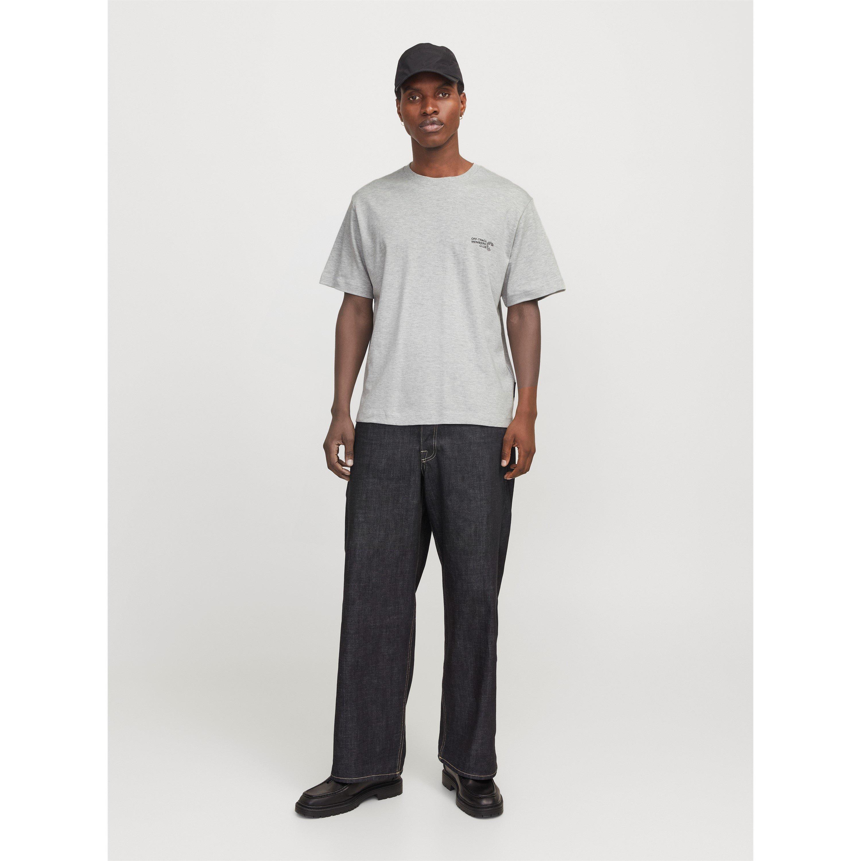 Lg Gr Mel - Jack and Jones - Men's Regular Fit Crew Neck T-Shirt - 6