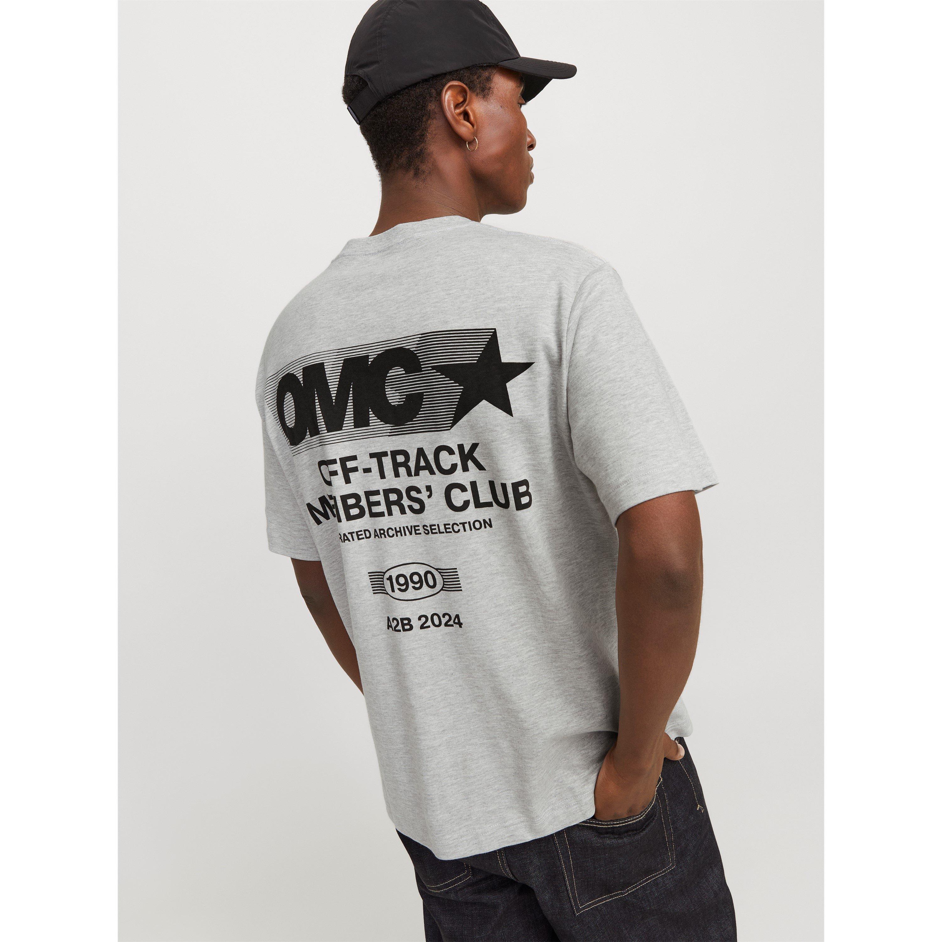 Lg Gr Mel - Jack and Jones - Men's Regular Fit Crew Neck T-Shirt - 7