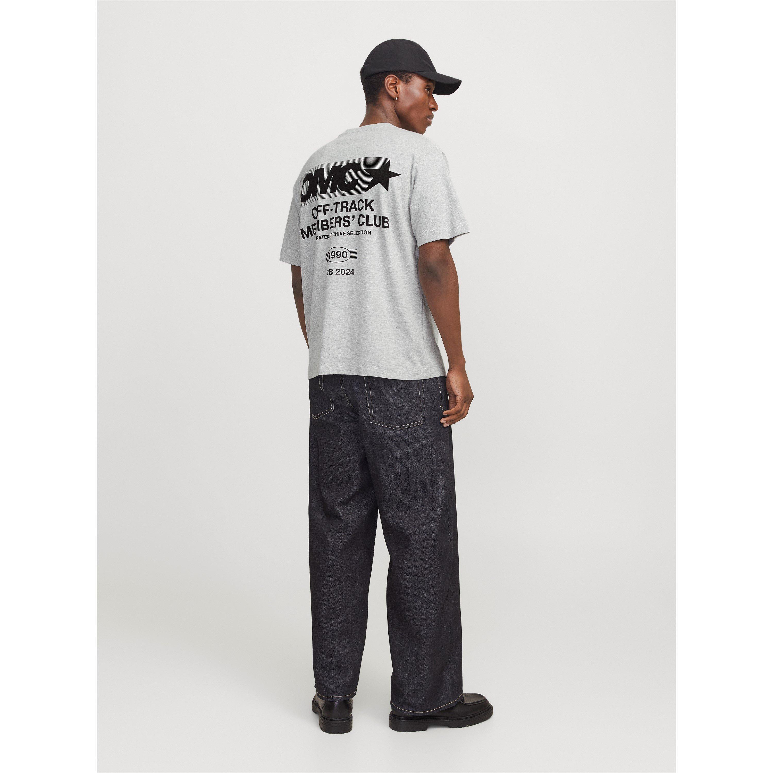 Lg Gr Mel - Jack and Jones - Men's Regular Fit Crew Neck T-Shirt - 8